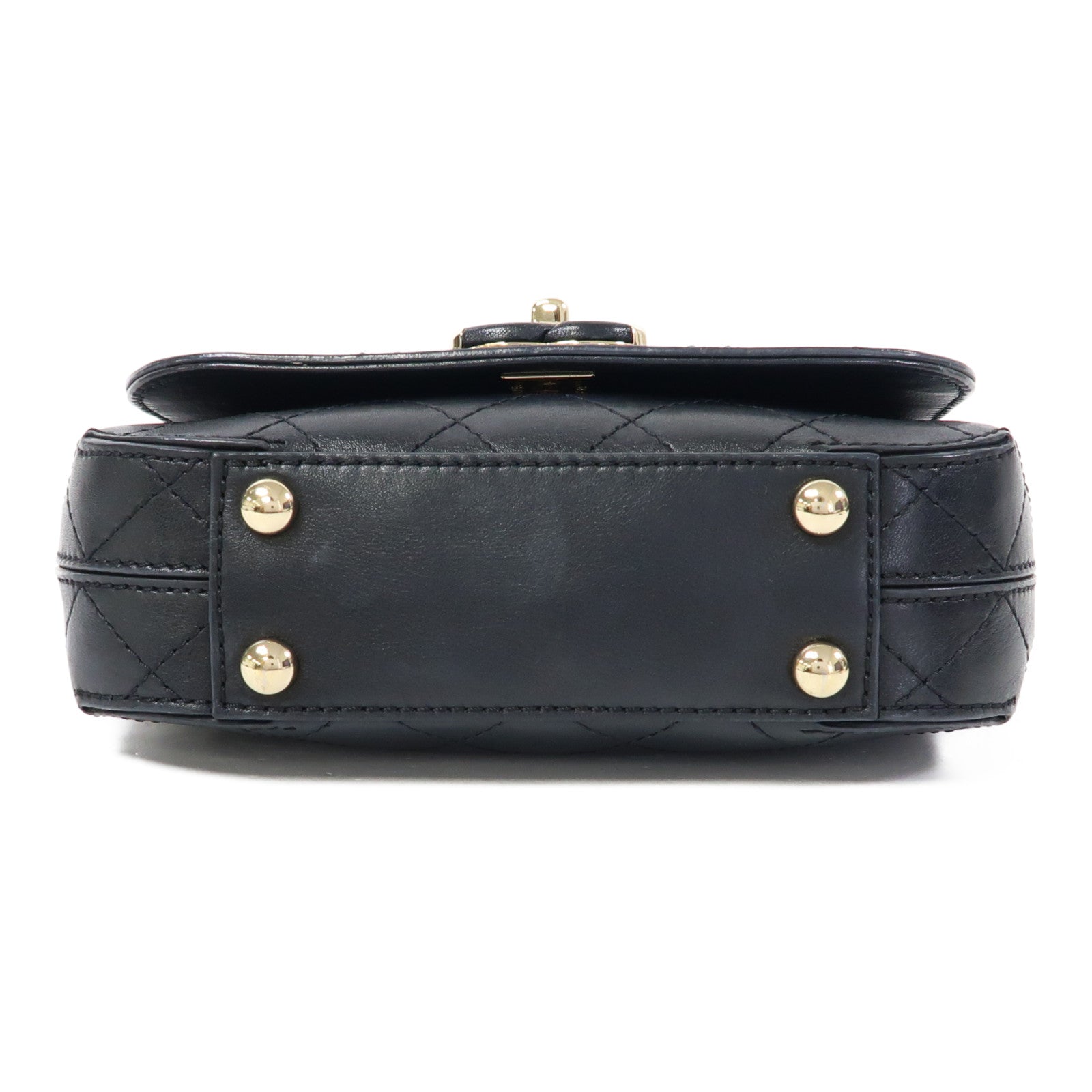 CHANEL 【激減優惠】菱格牛皮皮革Chain Shoulder Bag金扣鏈帶肩背袋黑色