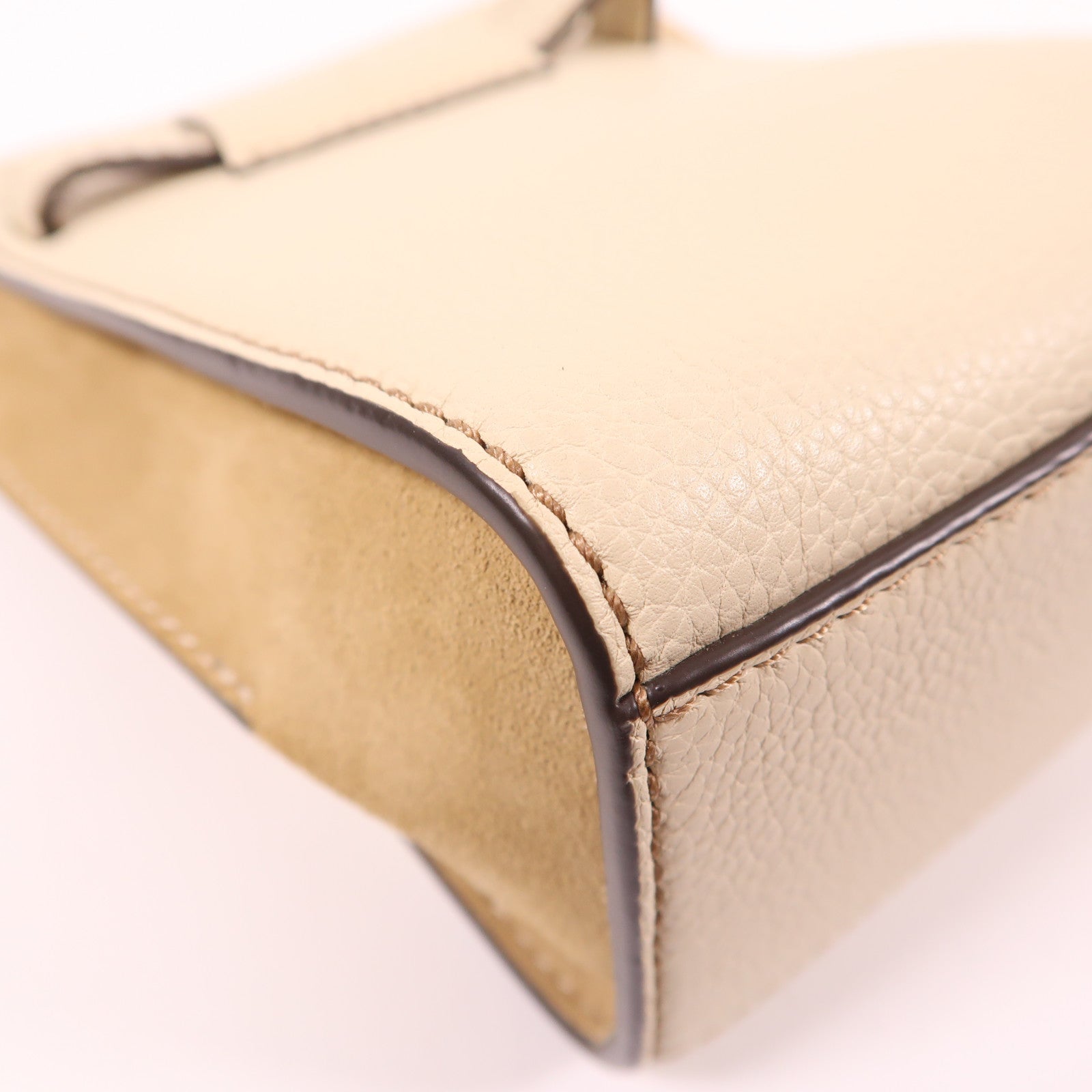 Tory Burch 牛皮皮革/麂皮皮革Shoulder Bag金扣肩背袋