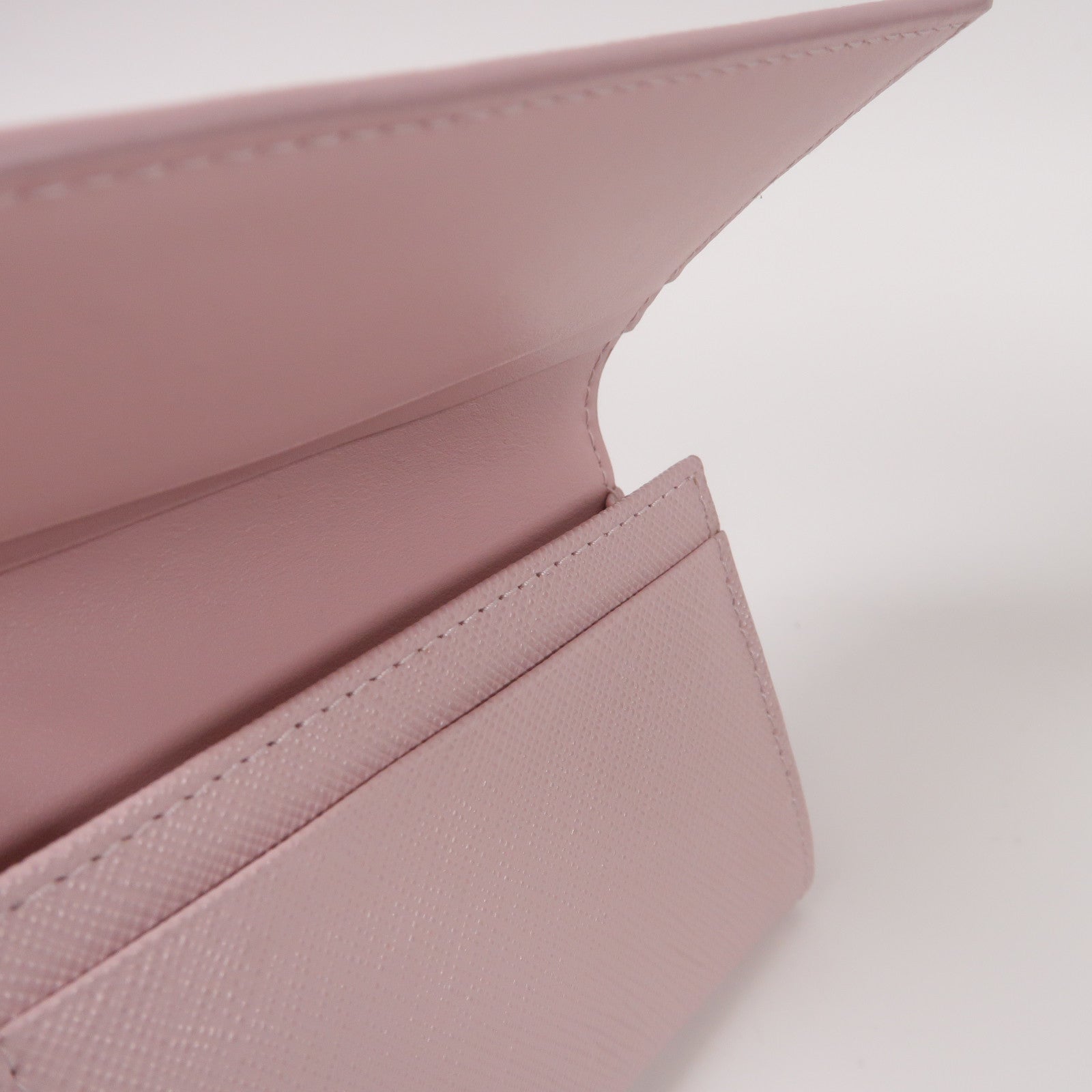 PRADA 牛皮皮革Card Case卡片套粉紅色