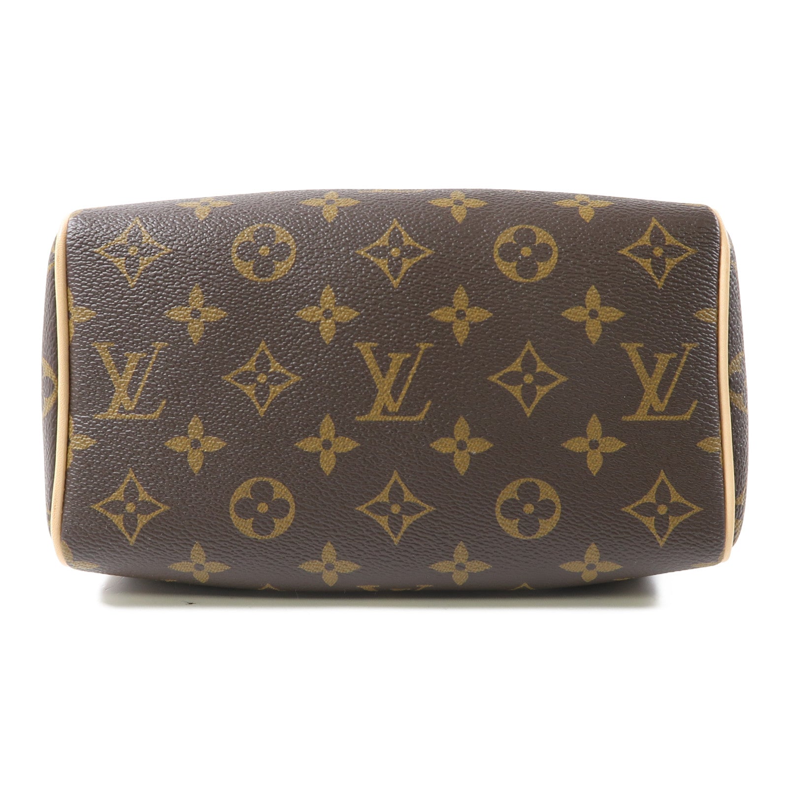 LOUIS VUITTON Monogram Speedy 20金扣手挽肩背兩用袋啡色