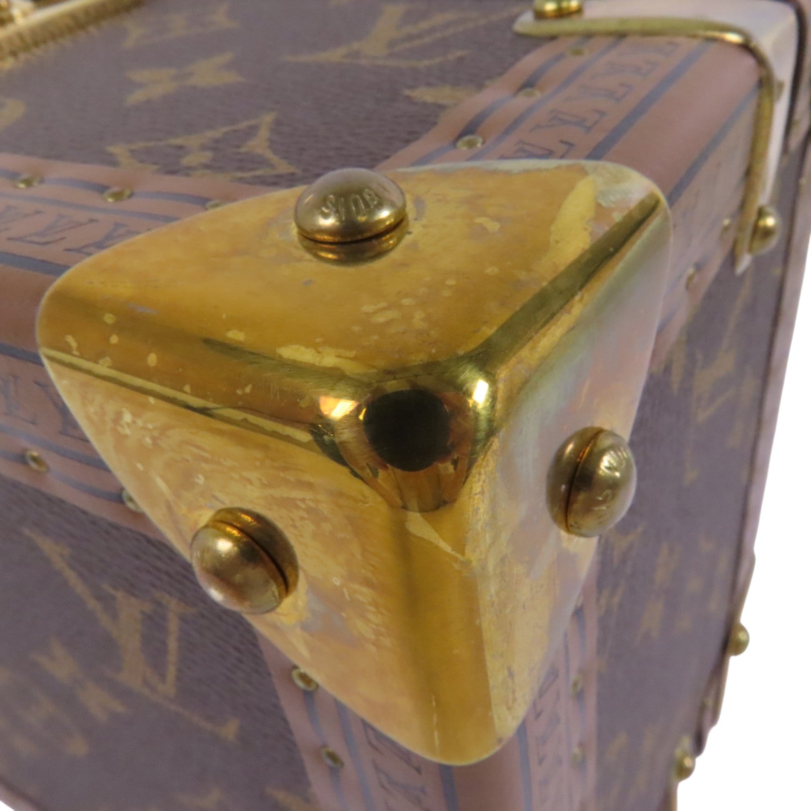 LOUIS VUITTON Monogram Coffret Tresor Box24金扣經典手提箱