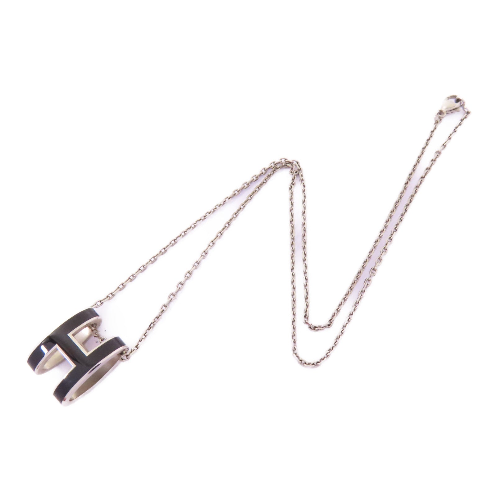 HERMES 金屬Pop H Necklace項鍊89 Noir