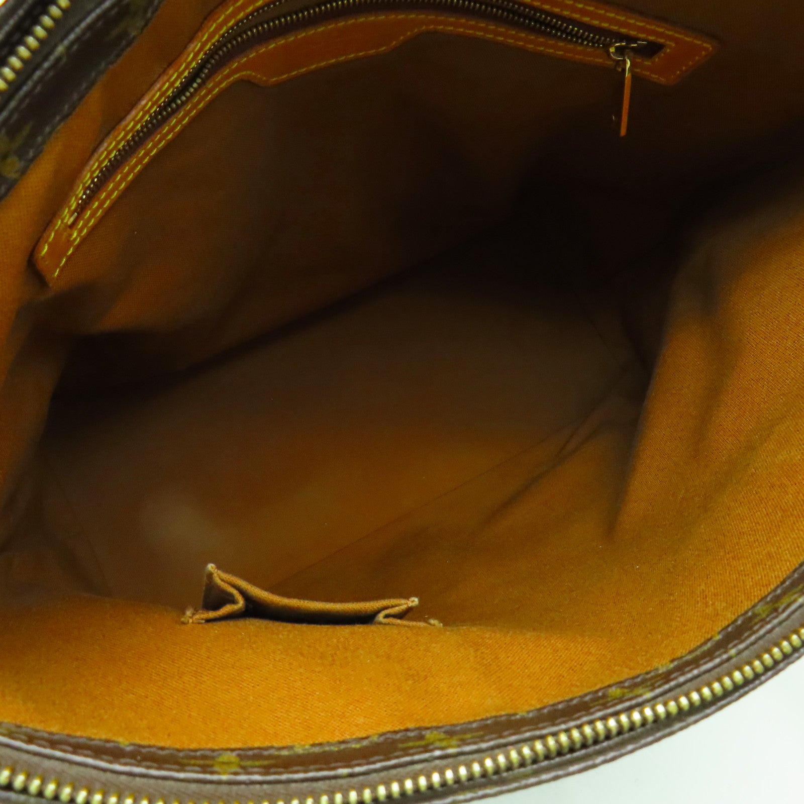 LOUIS VUITTON 【激減優惠】Monogram Cabas Mezzo金扣肩背袋啡色