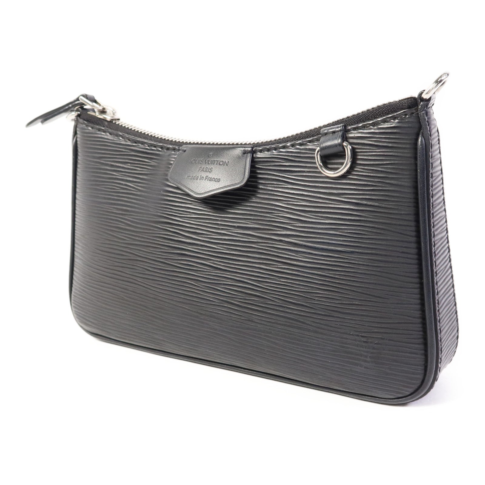 LOUIS VUITTON Epi Easy Pouch on Strap銀扣手挽肩背兩用袋