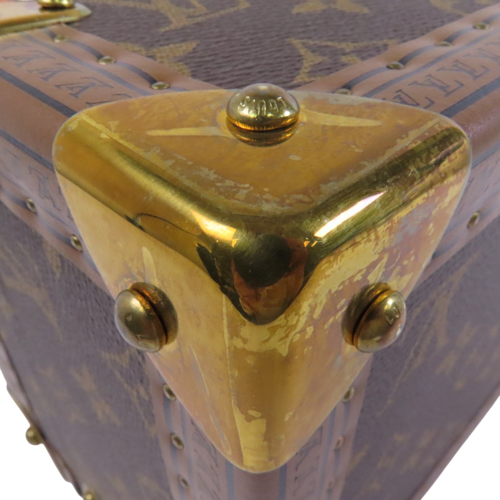 LOUIS VUITTON Monogram Coffret Tresor Box24金扣經典手提箱