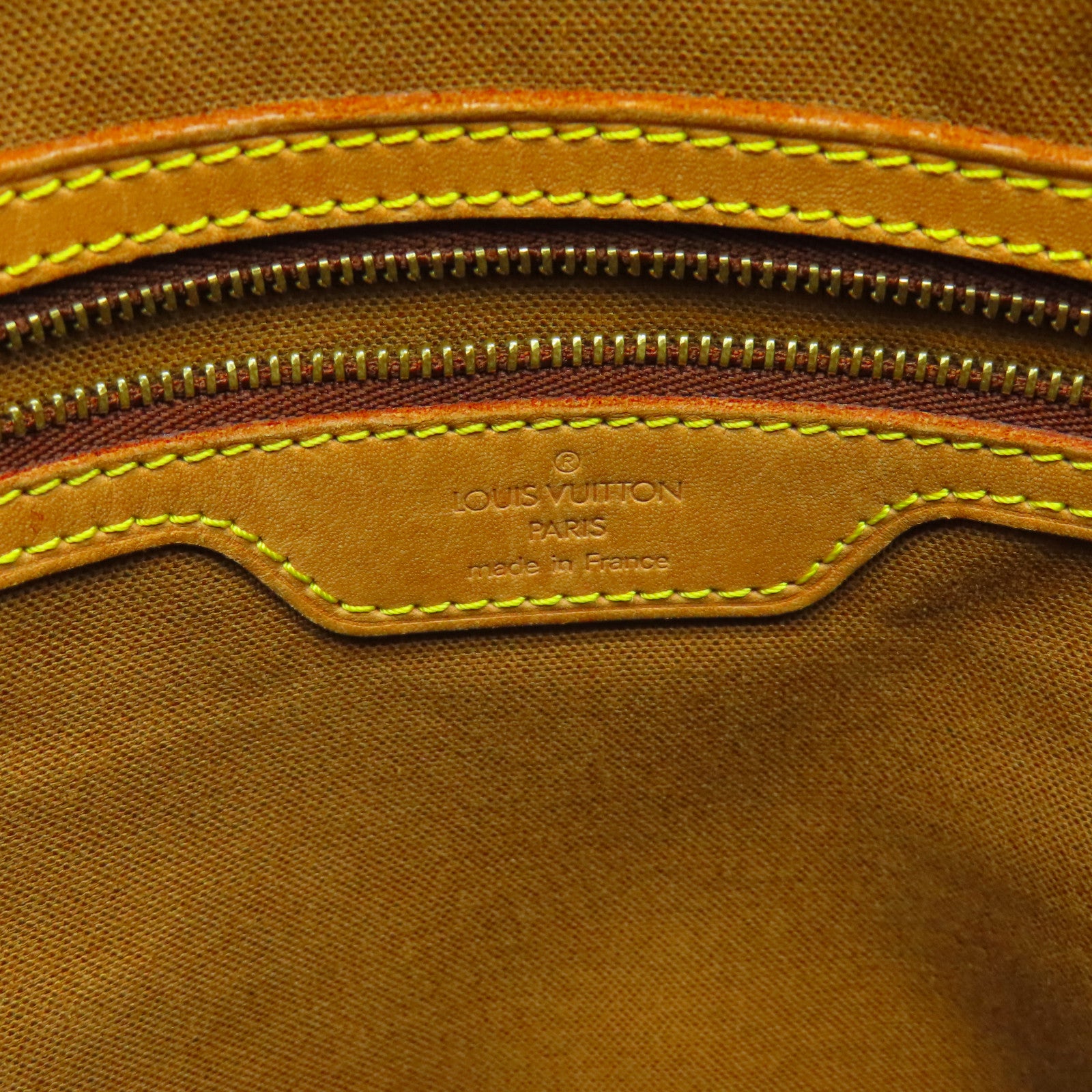 LOUIS VUITTON 【激減優惠】Monogram Cabas Mezzo金扣肩背袋啡色