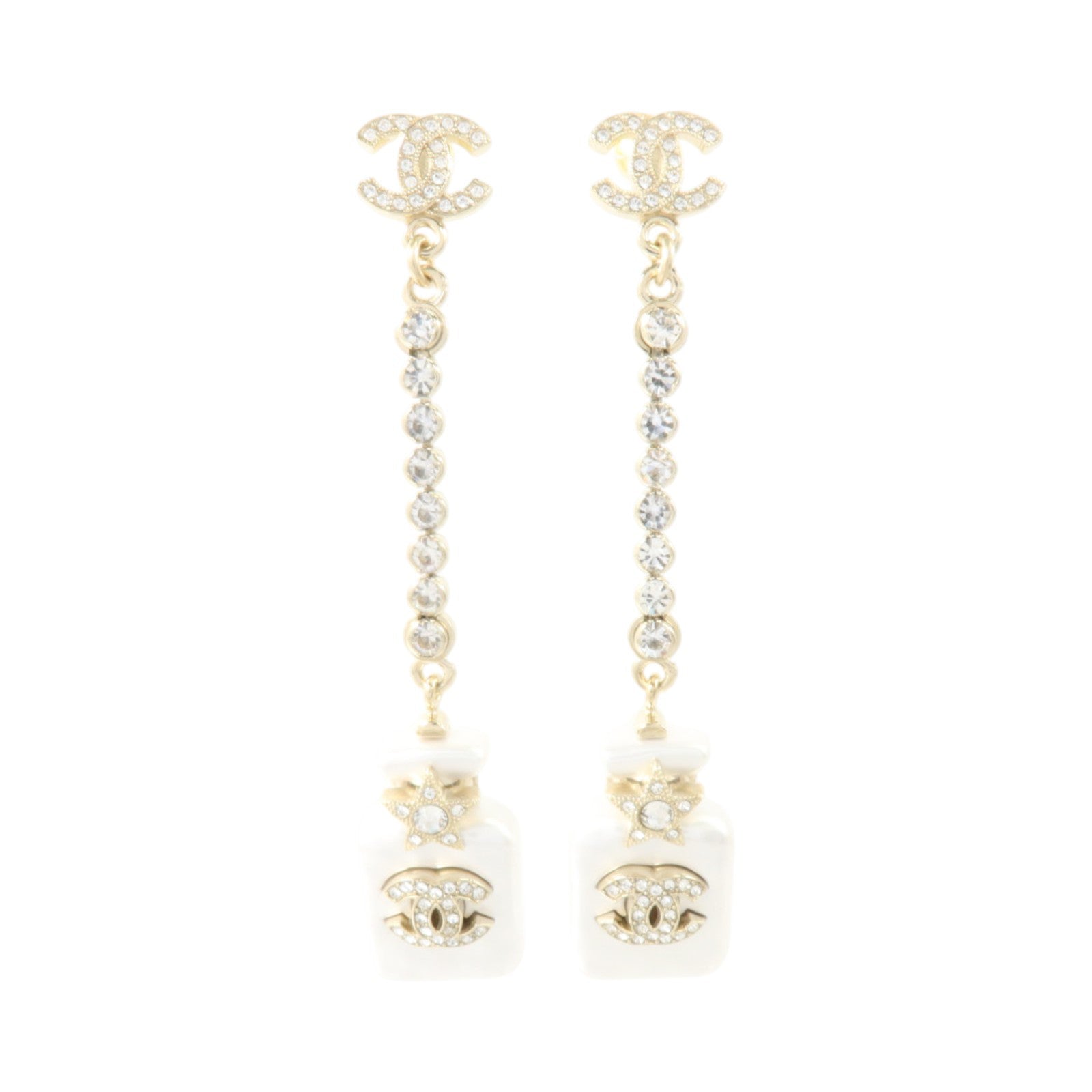 CHANEL PVC/金屬Earrings耳環