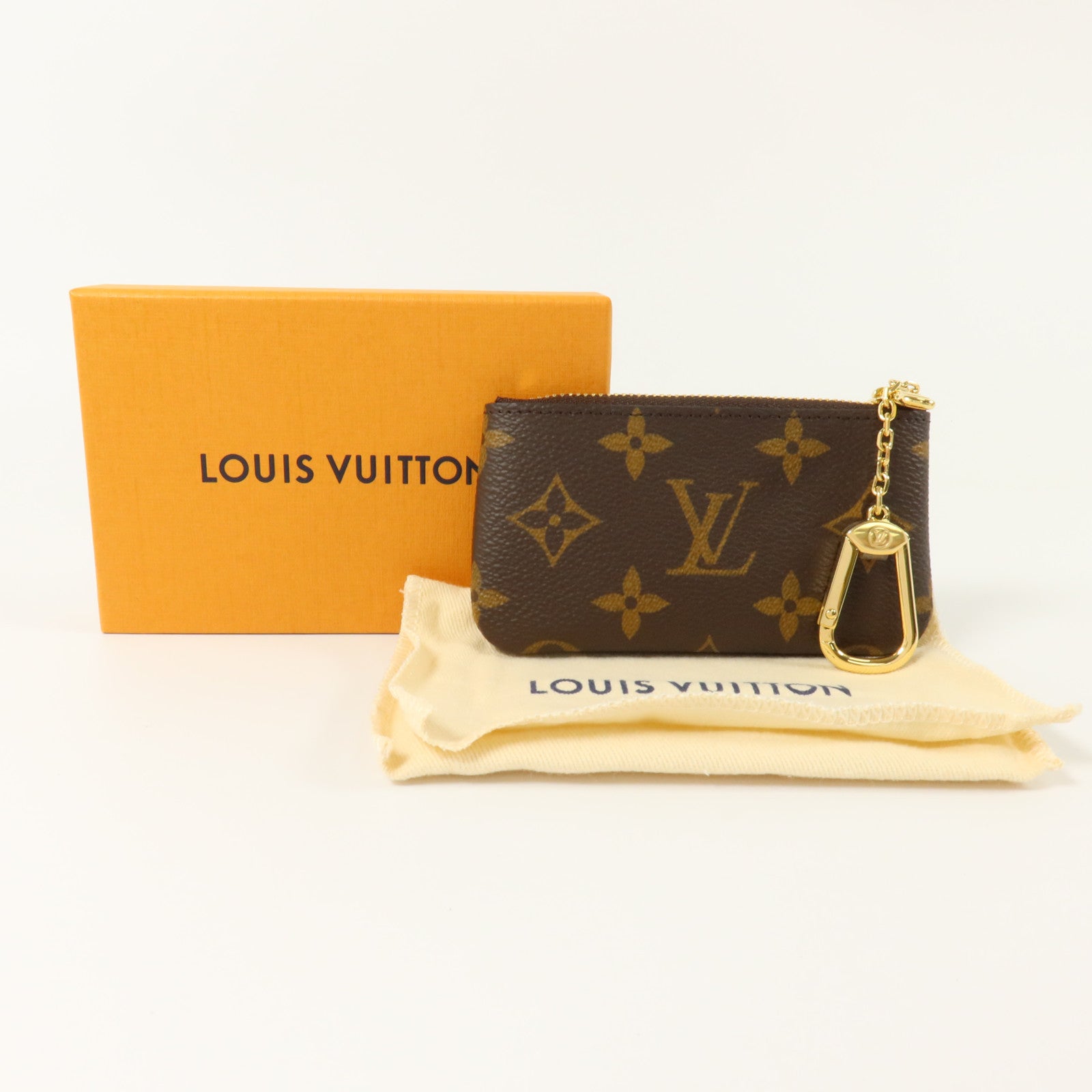 LOUIS VUITTON Monogram Key Pouch金扣鎖匙套