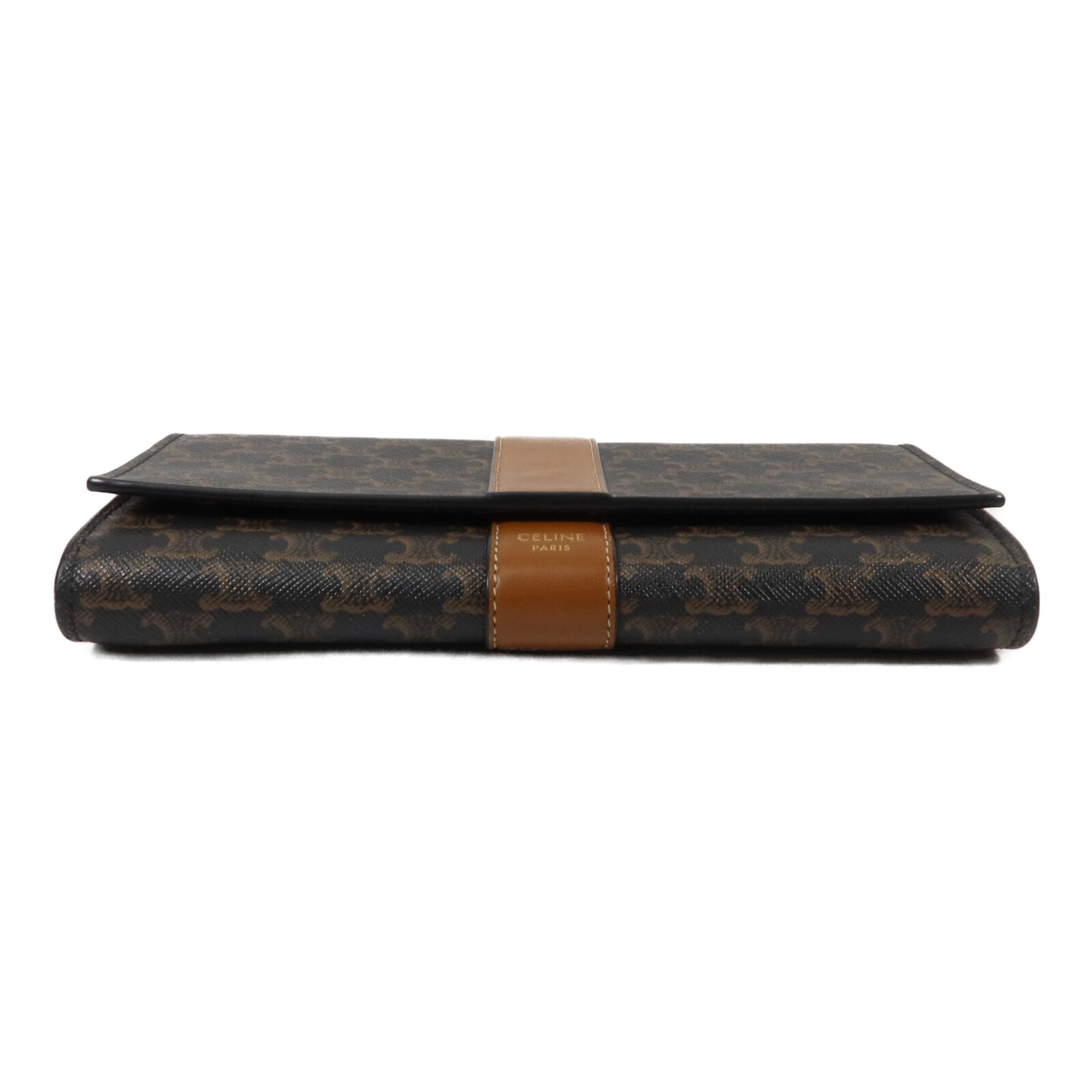 CELINE 塗層帆布Long Wallet長錢包