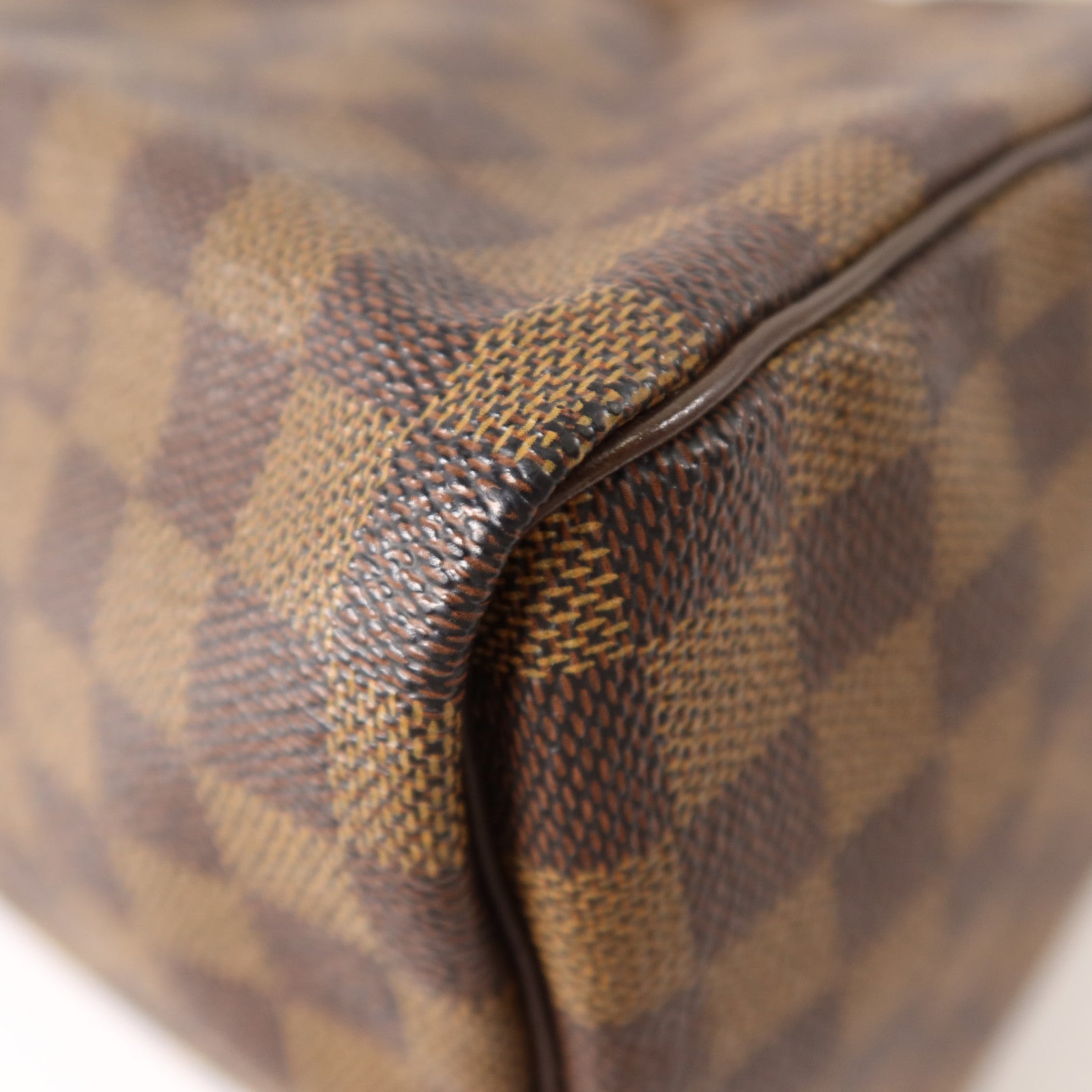 LOUIS VUITTON Damier Speedy 30金扣手挽袋