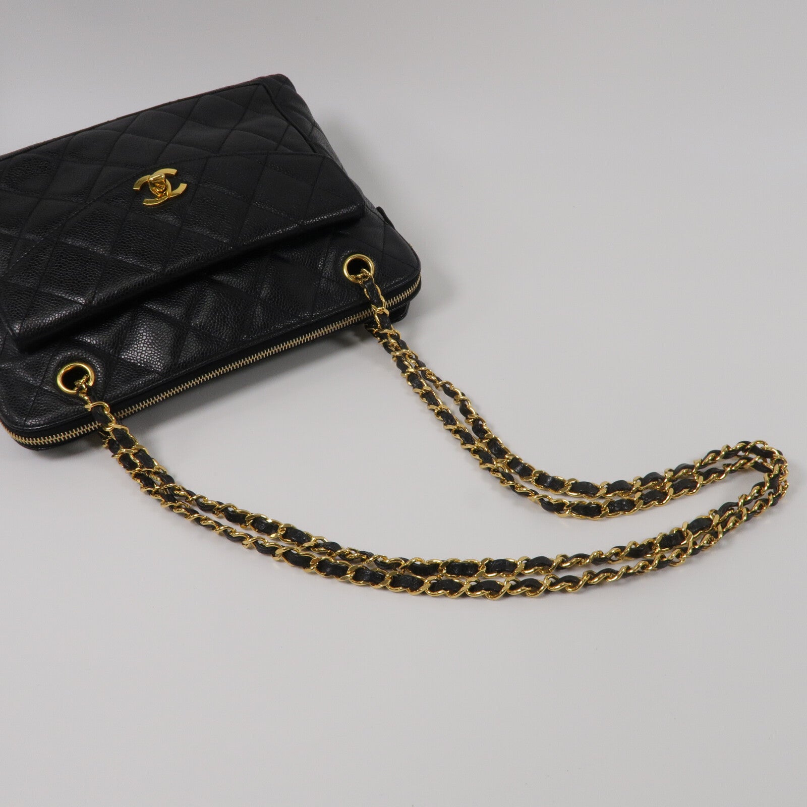 CHANEL 牛皮皮革Vintage Tote Bag手挽袋