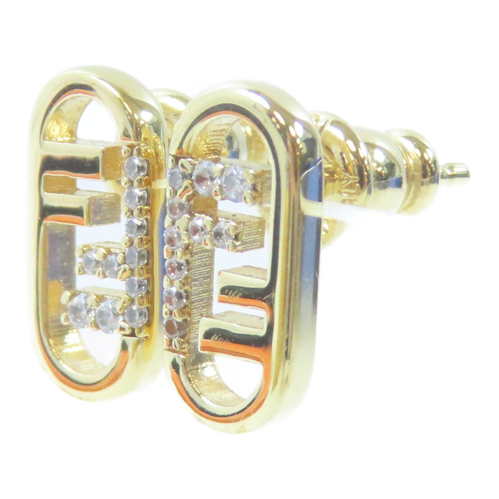 FENDI 金屬Earrings耳環金色