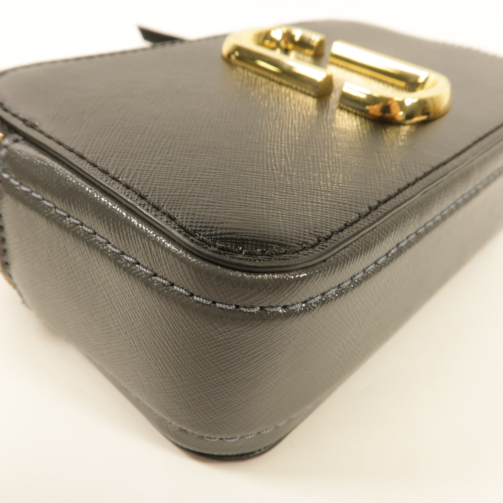 MARC JACOBS 牛皮皮革Shoulder Bag金扣肩背袋