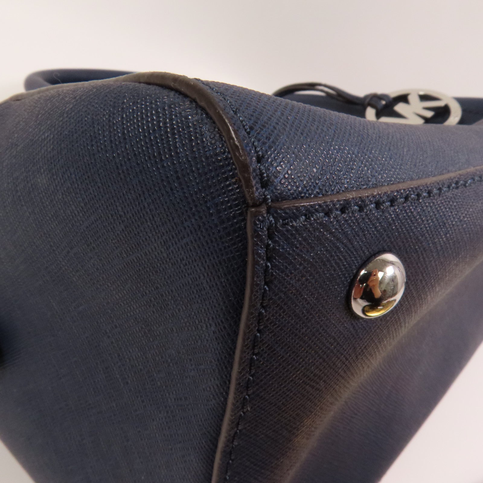 Michael Kors 塗層帆布2Way Shoulder Bag金扣手挽肩背兩用袋