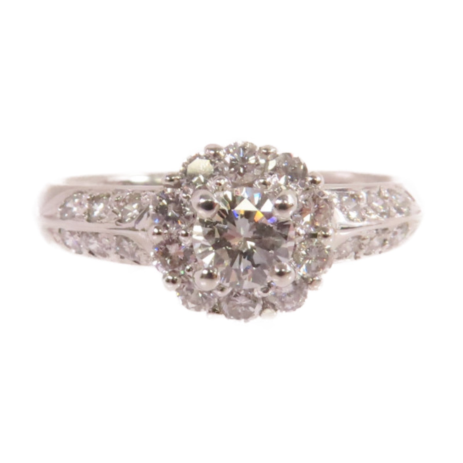JEWELRY PT900鉑金/0.300ct/0.43ct鑚石Diamond Ring戒指US#6.75