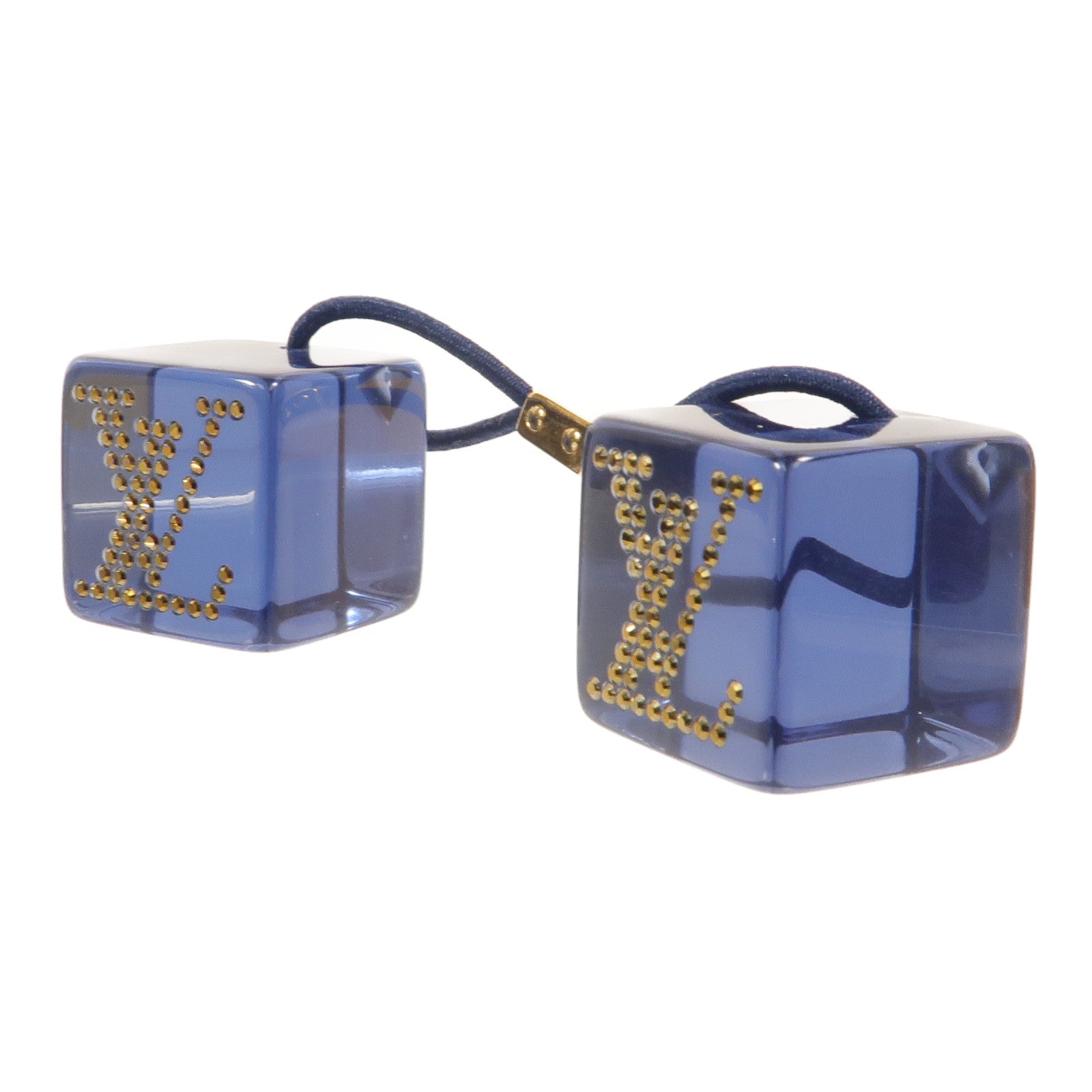 LOUIS VUITTON PVC Hair Cubes頭髮橡皮筋