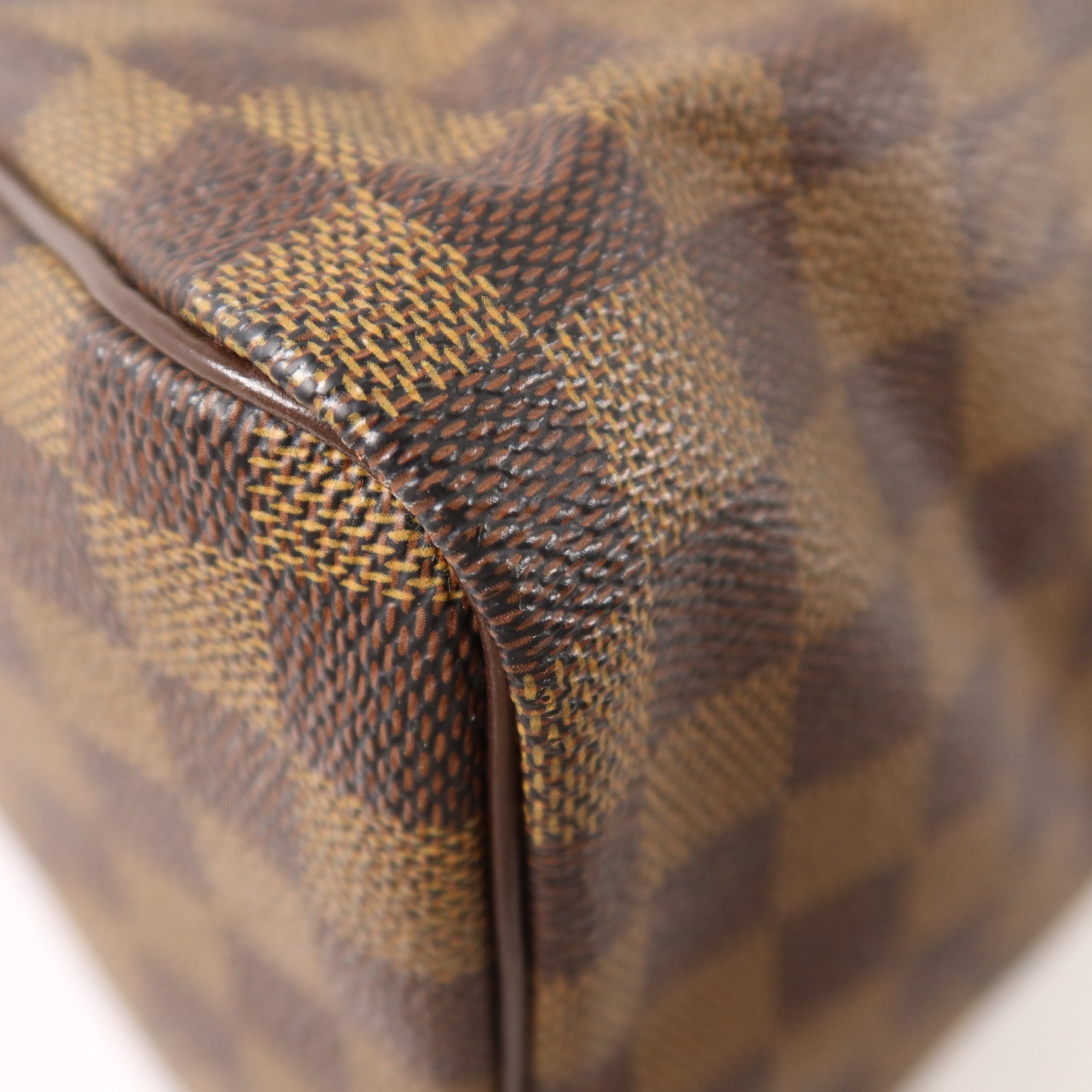 LOUIS VUITTON Damier Speedy 30金扣手挽袋