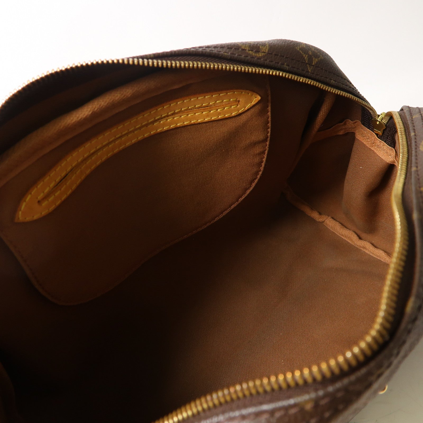 LOUIS VUITTON Monogram Montorgueil PM金扣肩背袋啡色