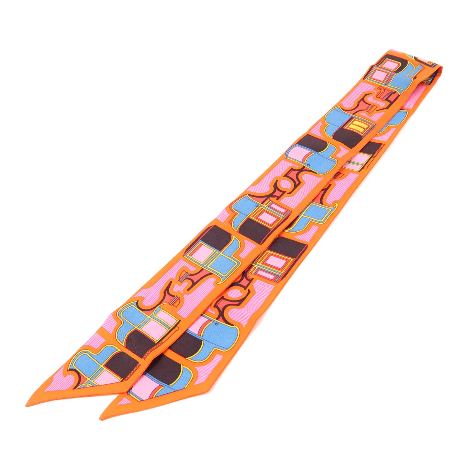 HERMES 絲質Twilly絲巾