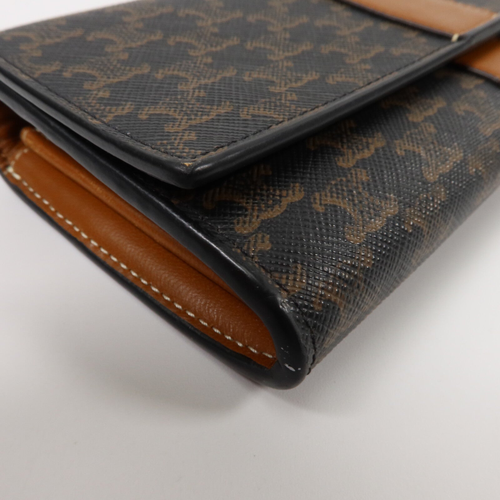 CELINE 塗層帆布Long Wallet長錢包