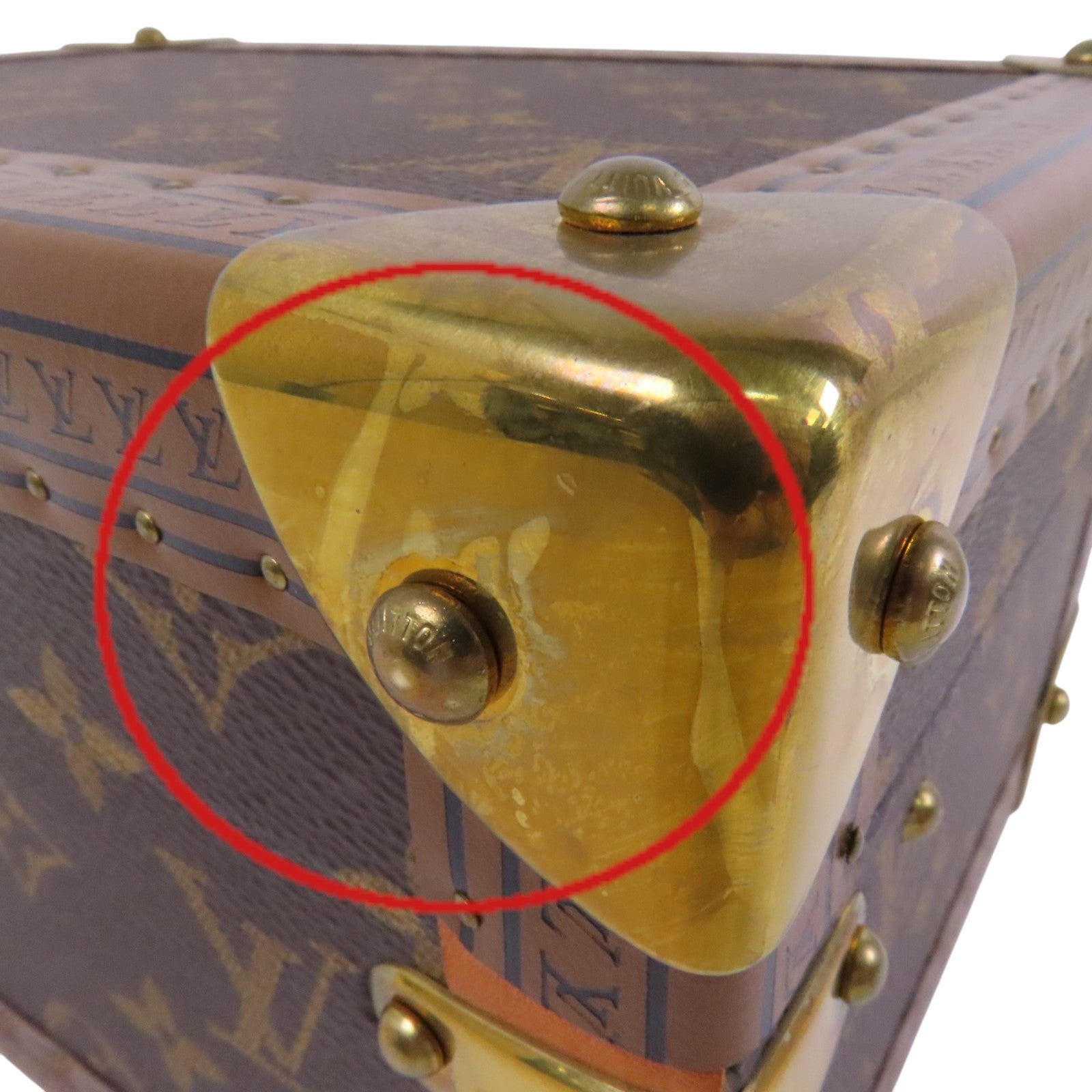 LOUIS VUITTON Monogram Coffret Tresor Box24金扣經典手提箱