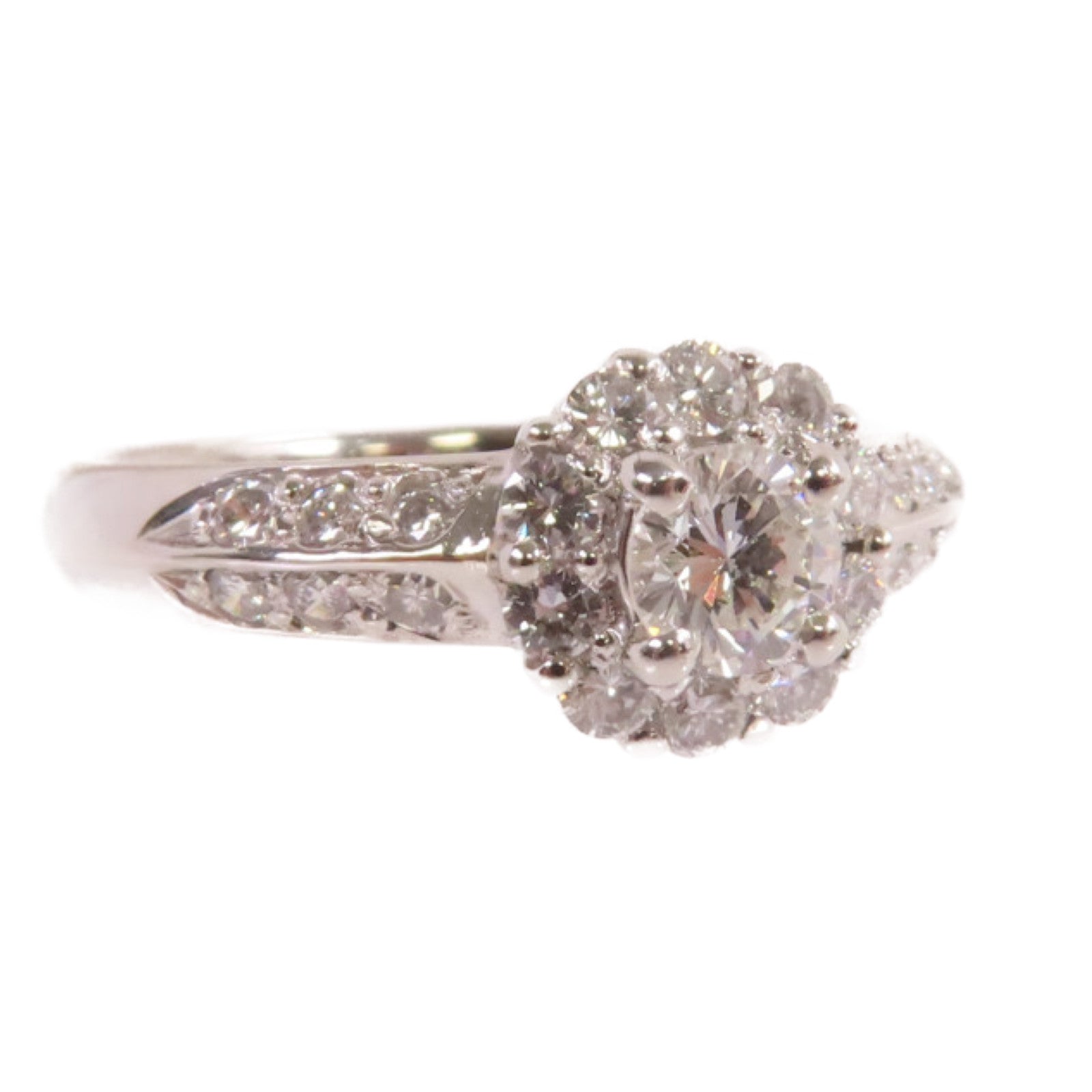 JEWELRY PT900鉑金/0.300ct/0.43ct鑚石Diamond Ring戒指US#6.75