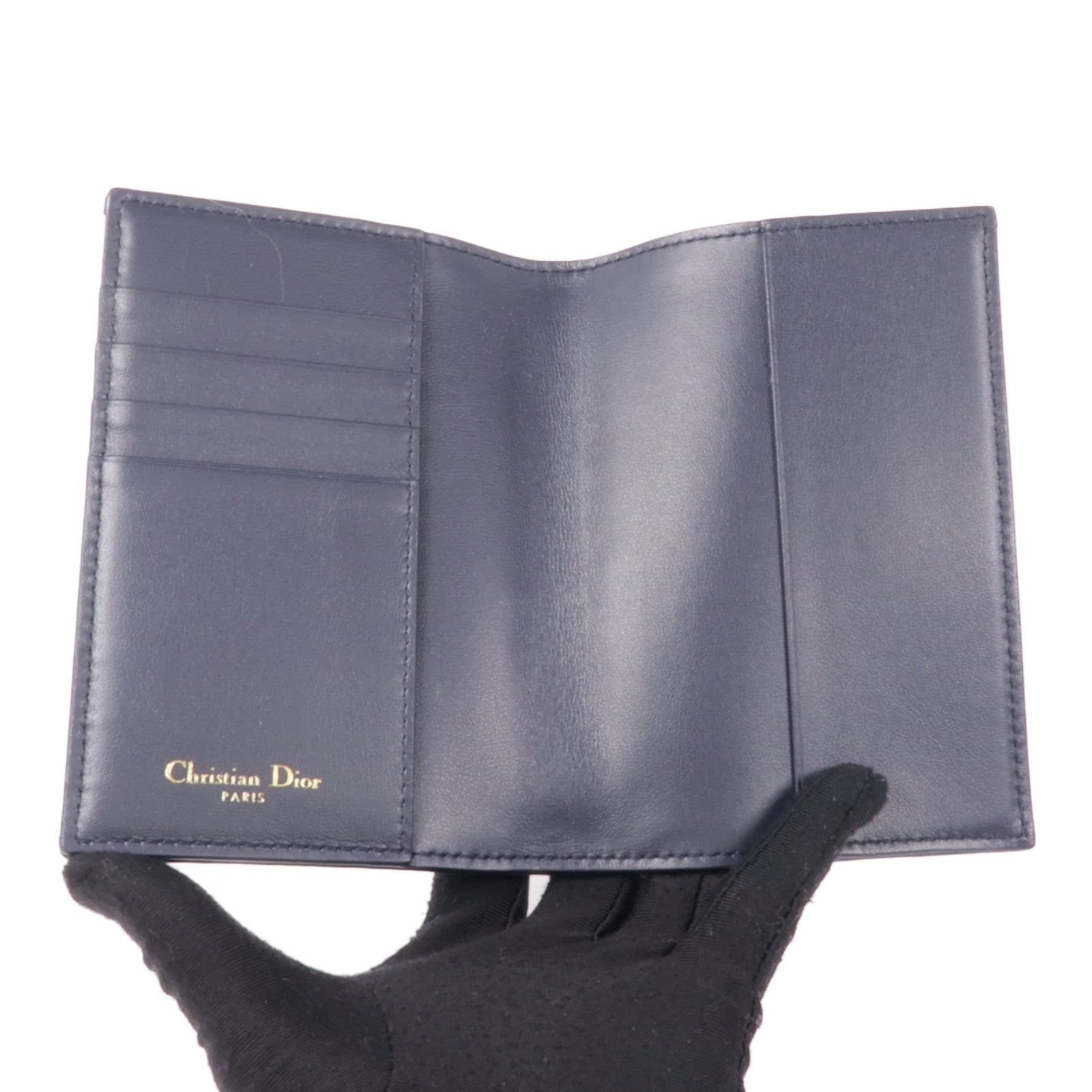 Dior 帆布Card/Passport Case金扣卡片套/護照套