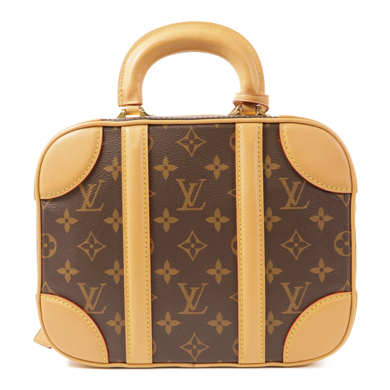 LOUIS VUITTON Monogram Valisette金扣手挽肩背兩用袋