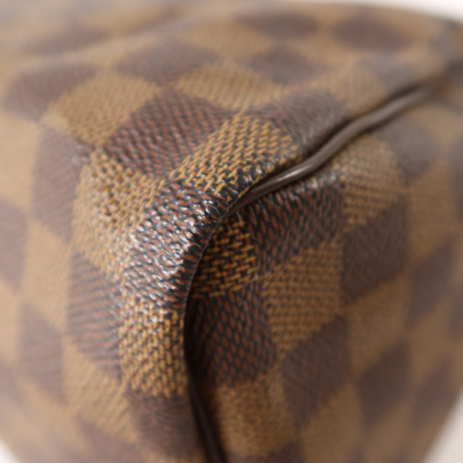 LOUIS VUITTON Damier Speedy 30金扣手挽袋