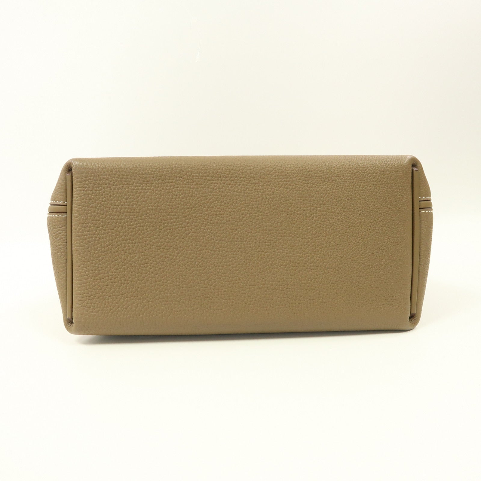 HERMES Togo皮革24/24 29cm金扣手挽肩背兩用袋大象灰色