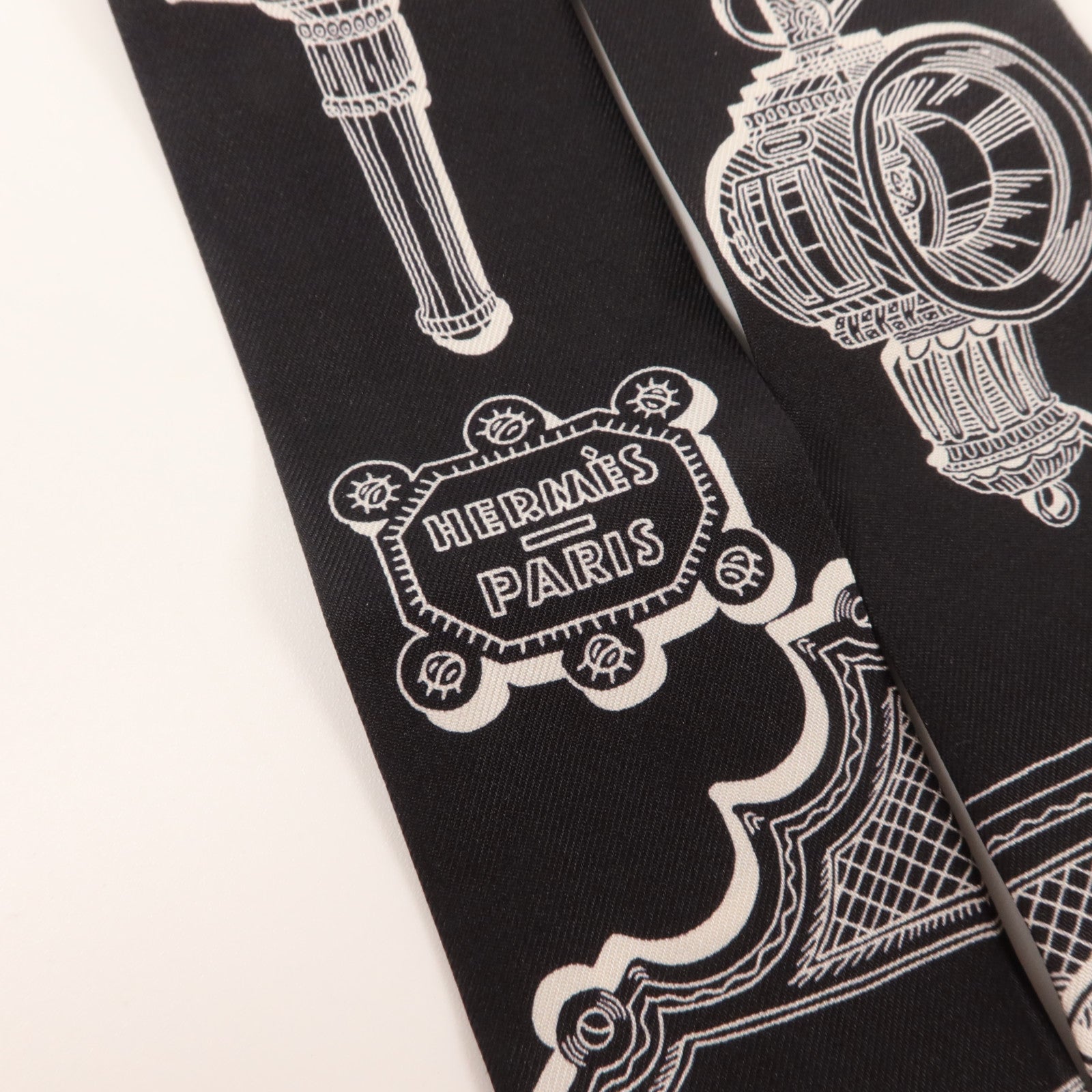 HERMES 絲質Twilly絲巾