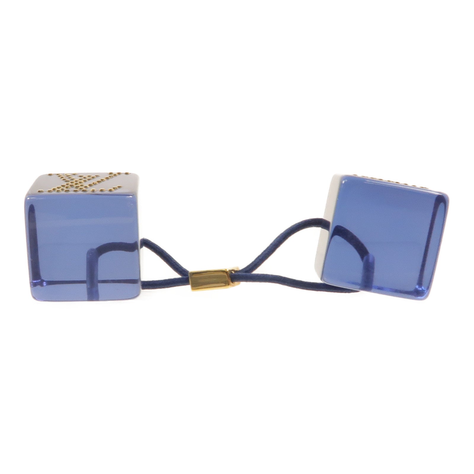 LOUIS VUITTON PVC Hair Cubes頭髮橡皮筋