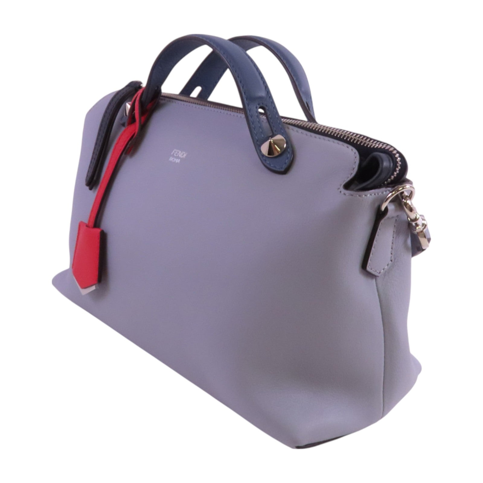 FENDI 牛皮皮革By The Way銀扣手挽肩背兩用袋
