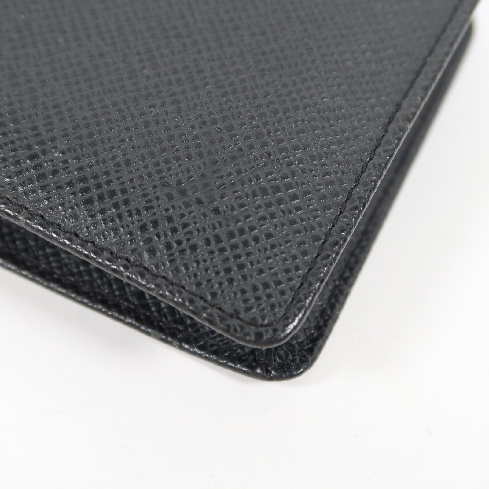 LOUIS VUITTON Taiga皮革Wallet錢包黑色