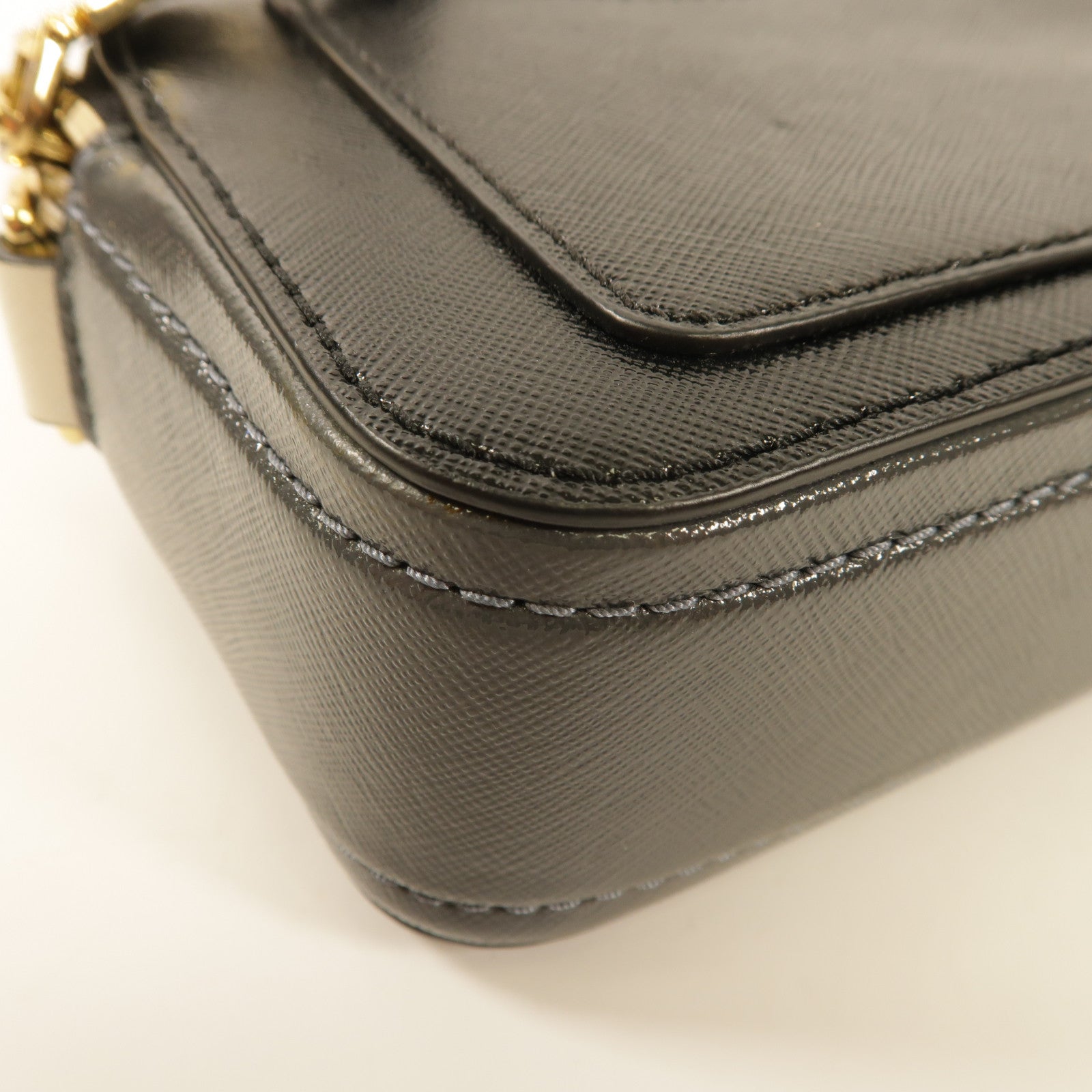 MARC JACOBS 牛皮皮革Shoulder Bag金扣肩背袋