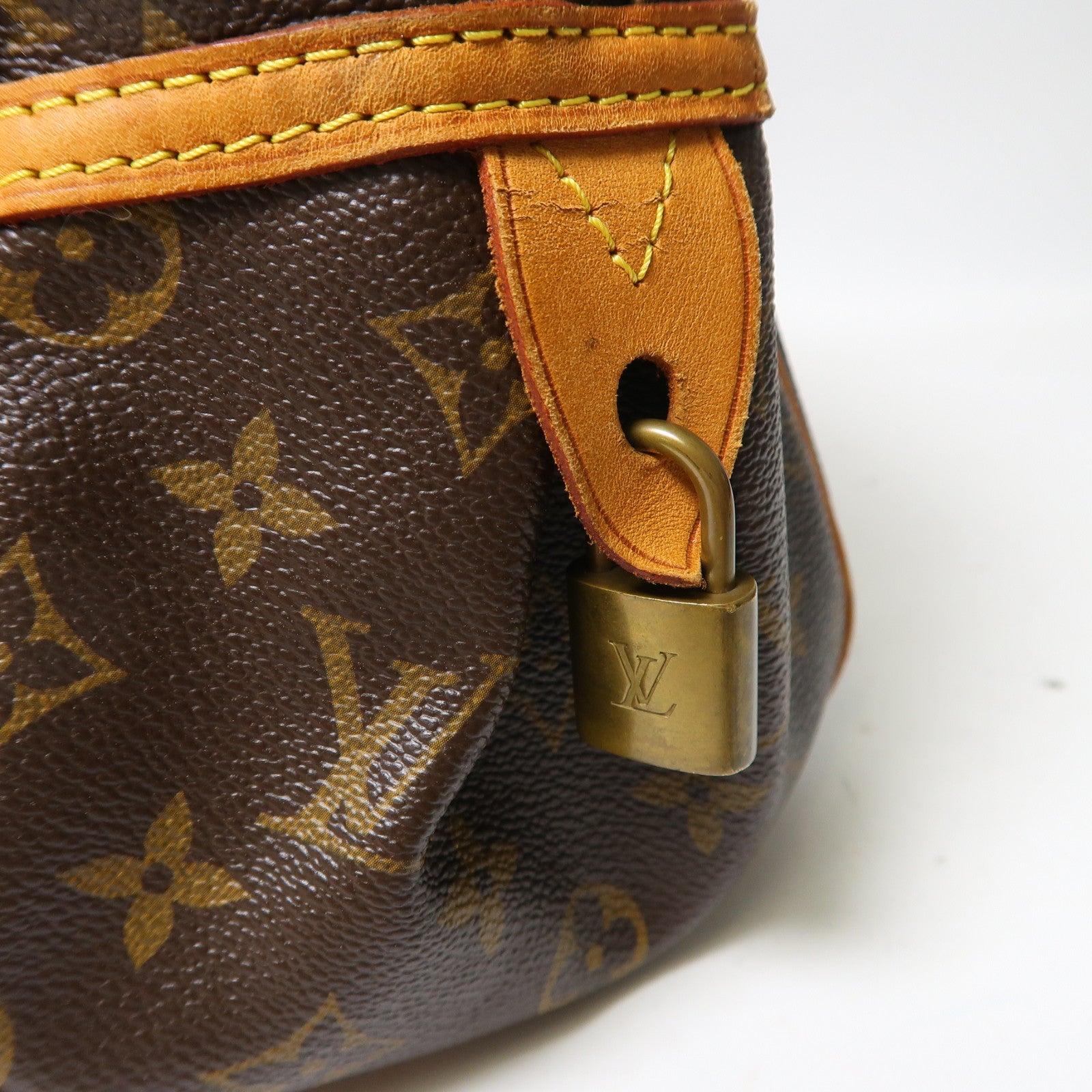 LOUIS VUITTON Monogram Montorgueil PM金扣肩背袋啡色