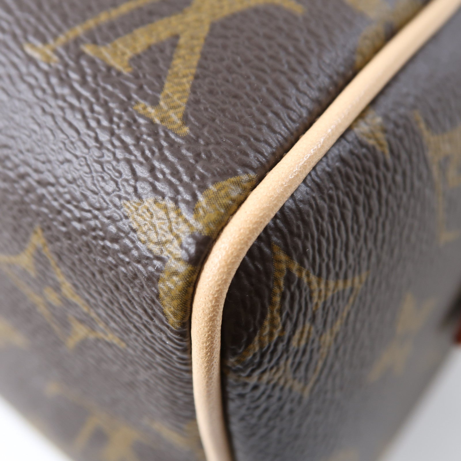 LOUIS VUITTON Monogram Speedy 20金扣手挽肩背兩用袋啡色