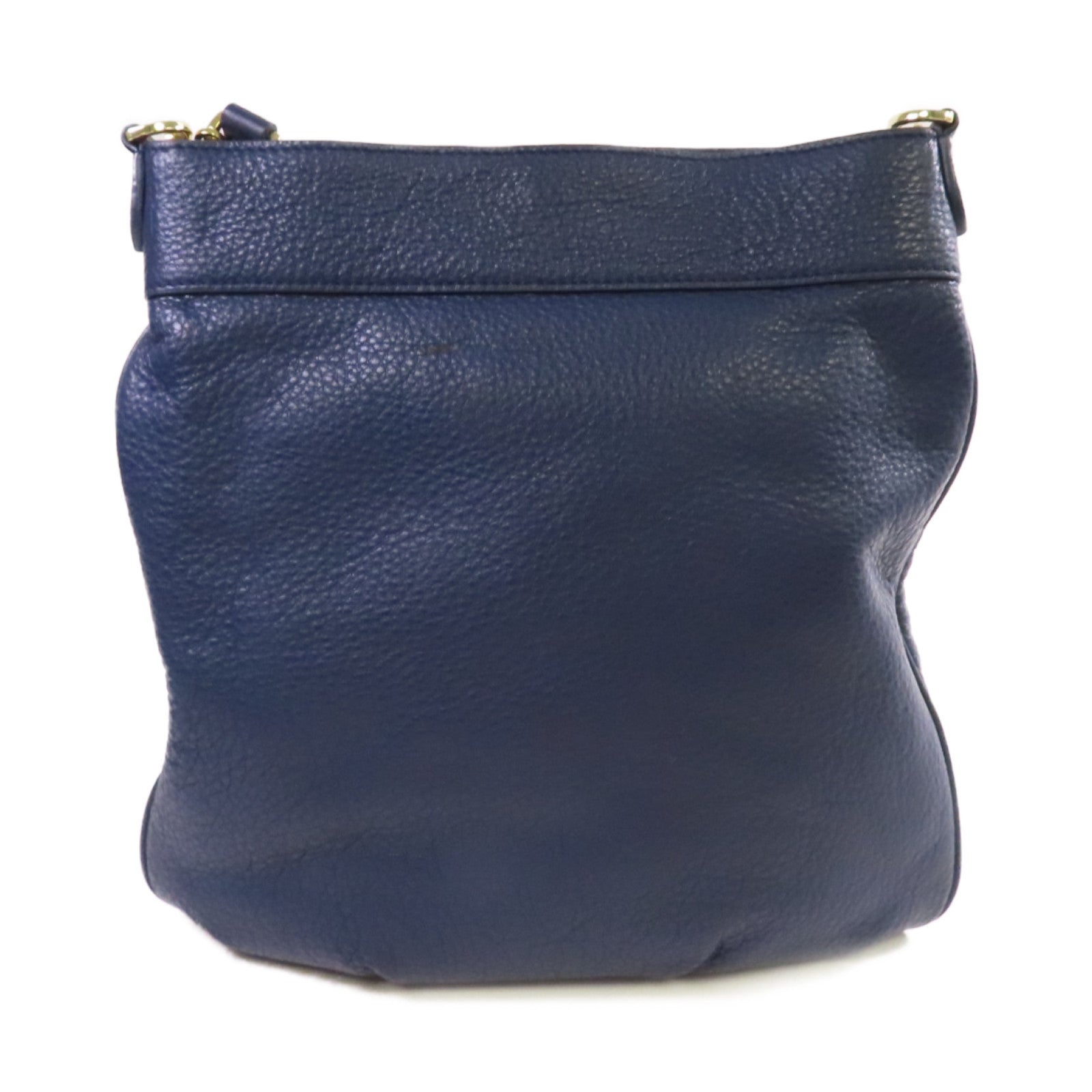 Tory Burch 牛皮皮革Shoulder Bag金扣肩背袋寶藍色