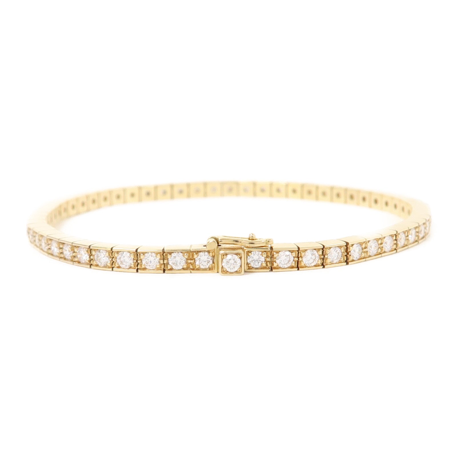 CARTIER 18K黃金Lanieres Diamond Line Bracelet手鏈
