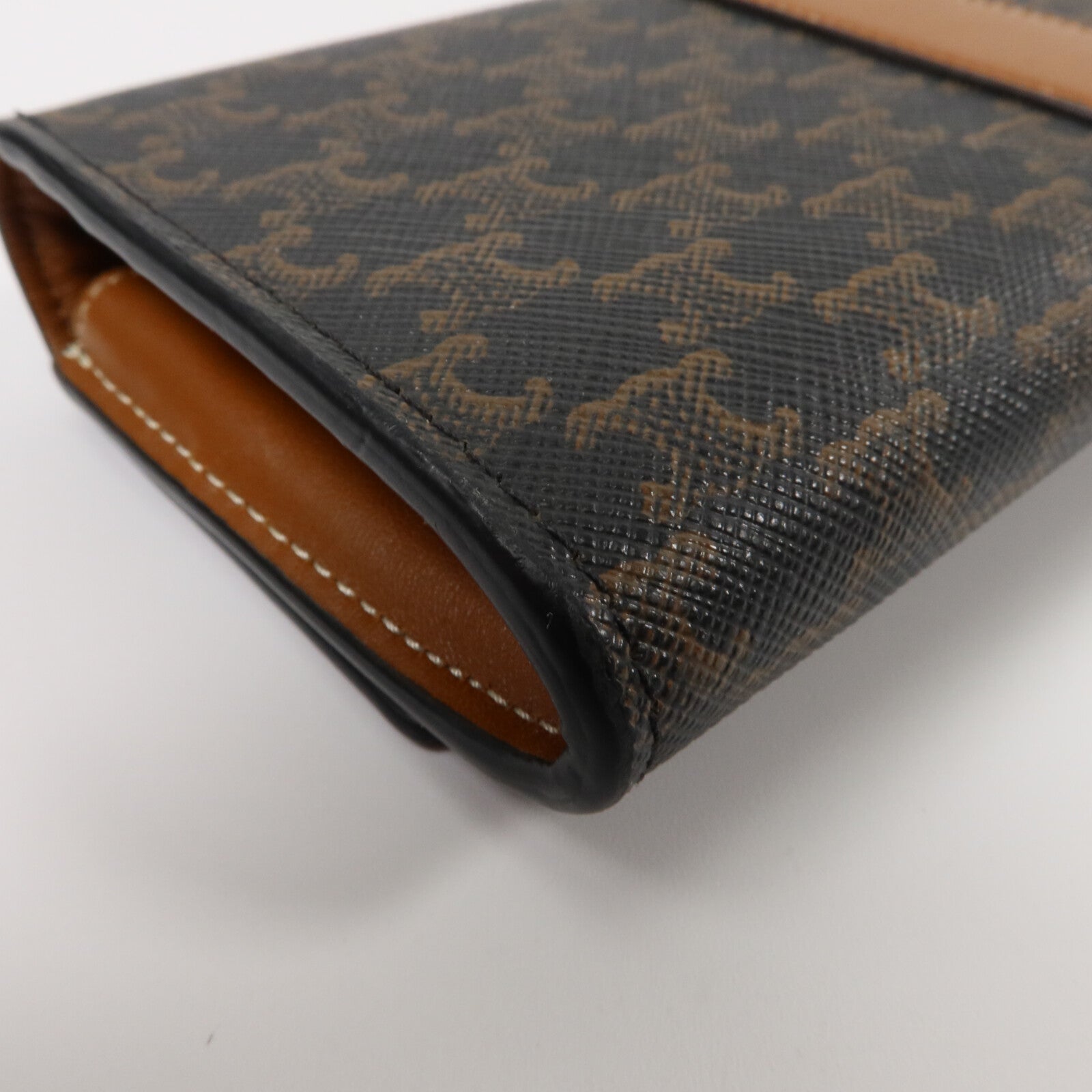 CELINE 塗層帆布Long Wallet長錢包