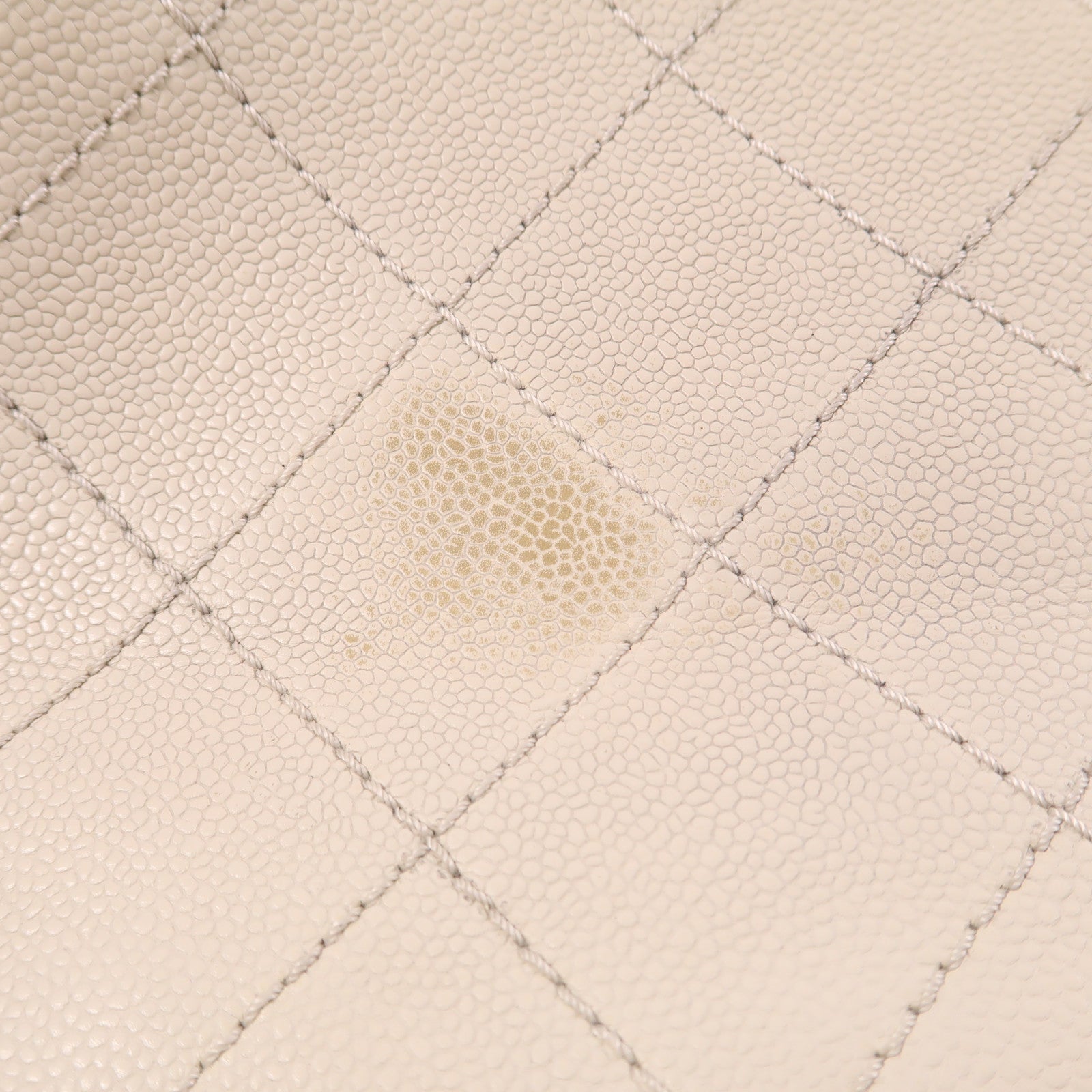 CHANEL 牛皮皮革Shouder Tote銀扣肩背袋/手挽袋