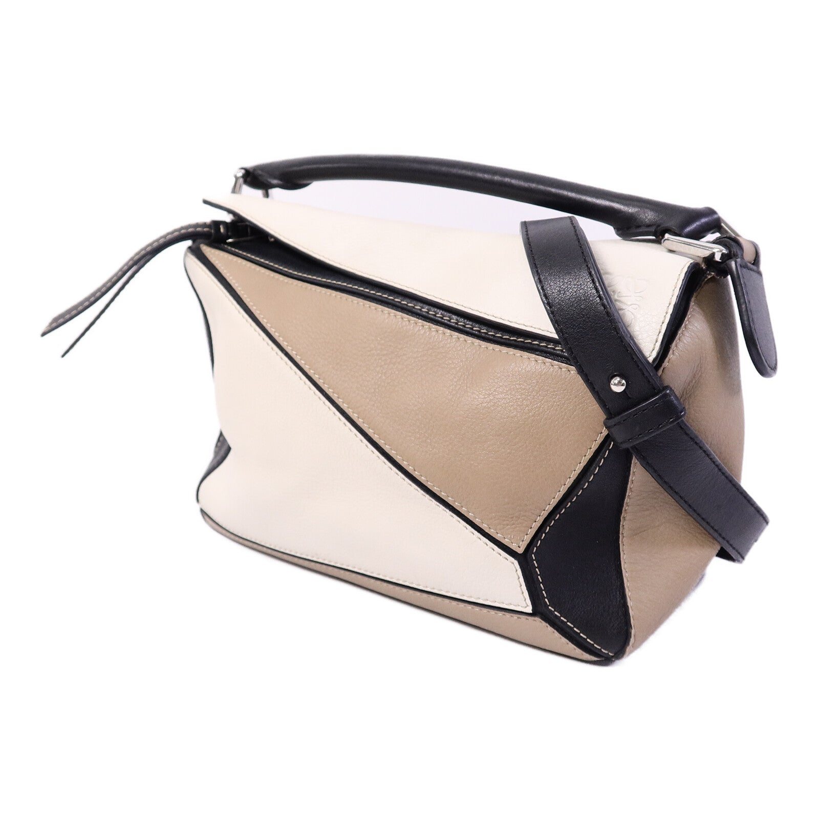 LOEWE 牛皮皮革Puzzle Small手挽肩背兩用袋