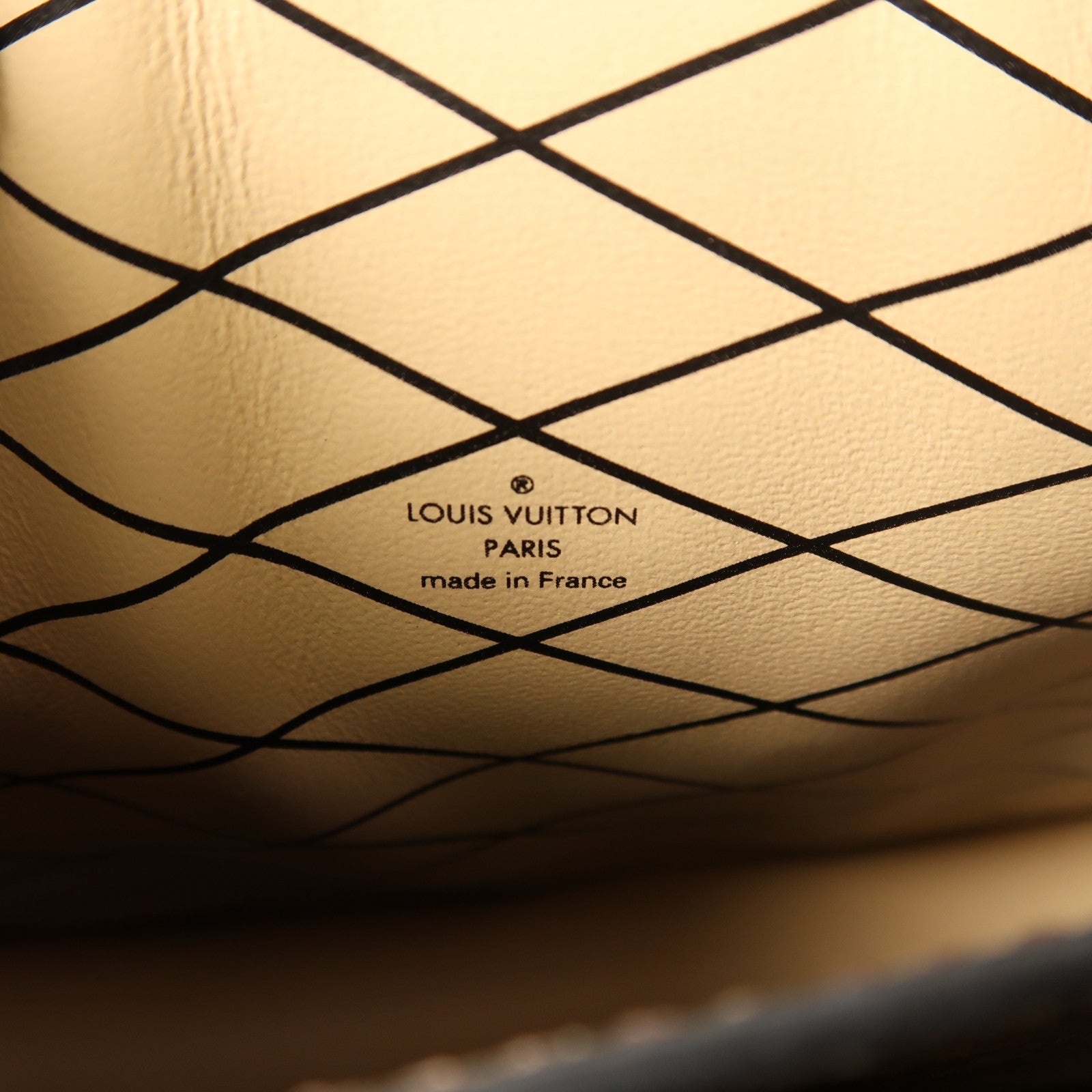 LOUIS VUITTON LV GHW Trunk Clutch Shoulder Bag M43596 Monogram Reverse Brown