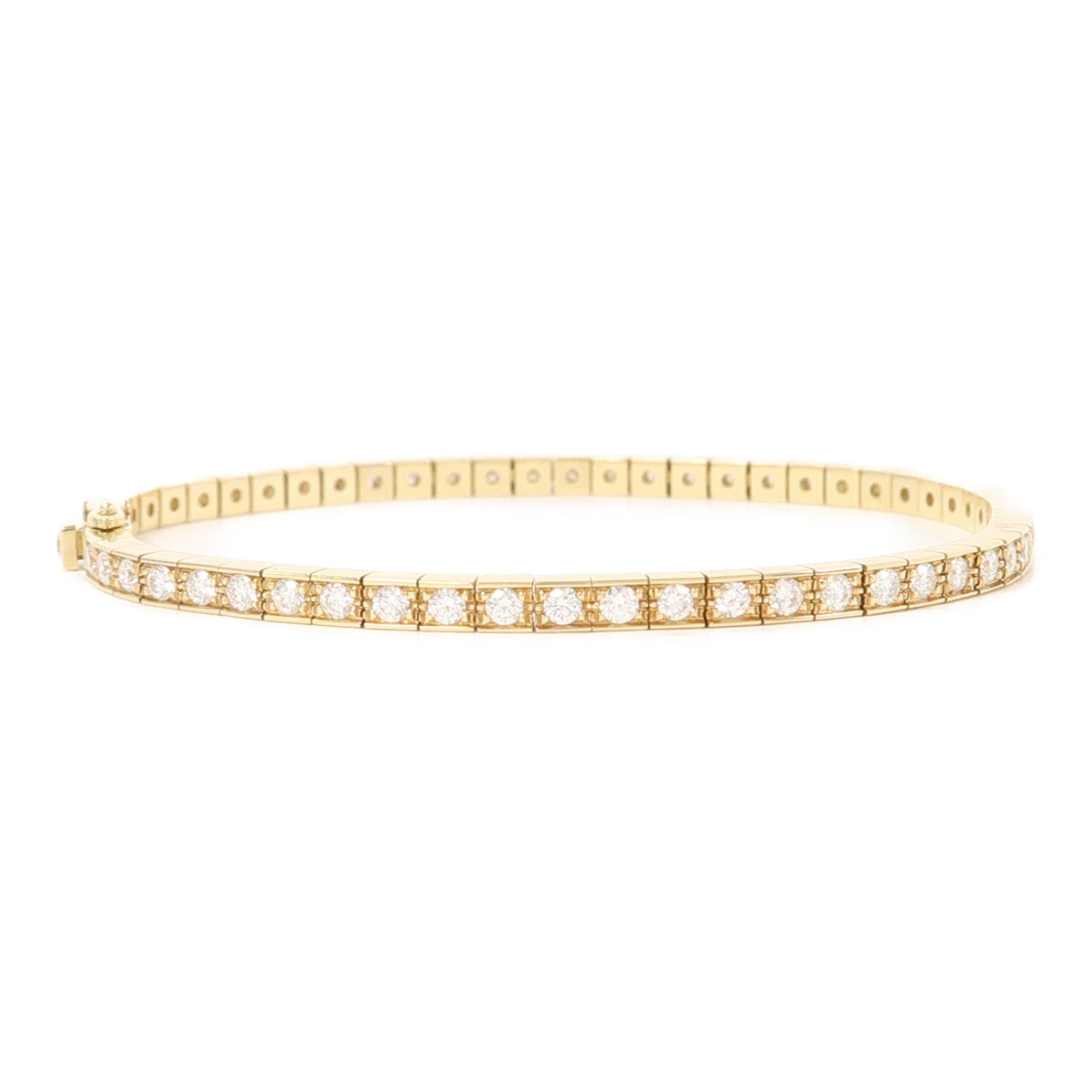 CARTIER 18K黃金Lanieres Diamond Line Bracelet手鏈