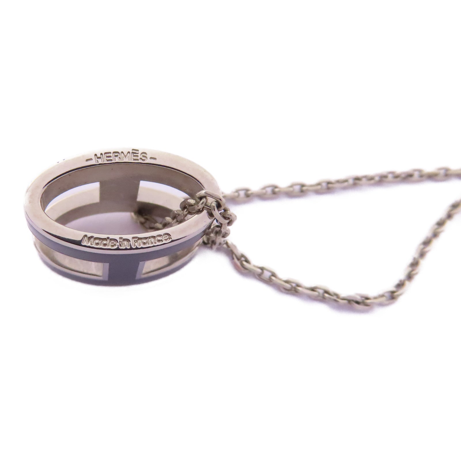 HERMES 金屬Pop H Necklace項鍊89 Noir