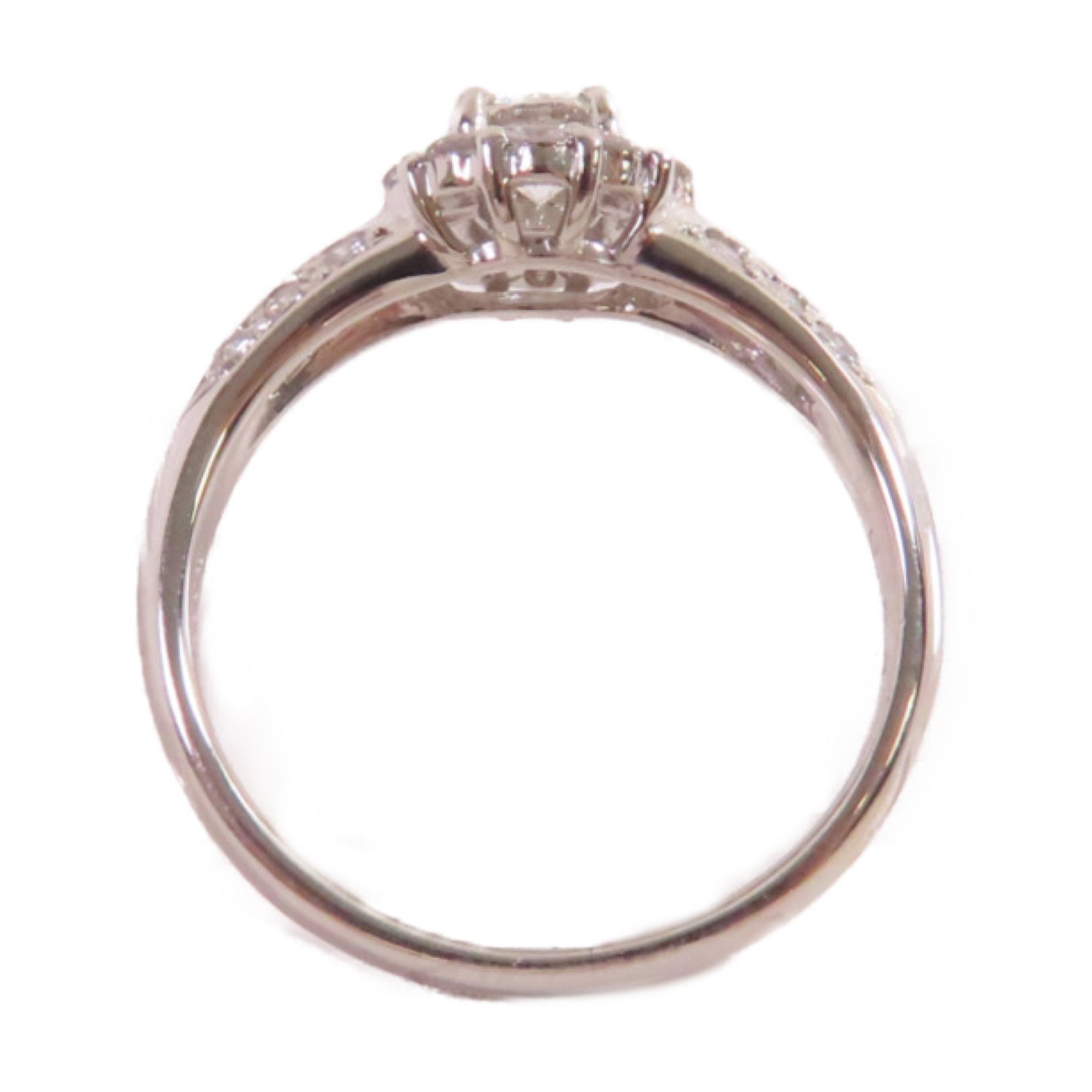 JEWELRY PT900鉑金/0.300ct/0.43ct鑚石Diamond Ring戒指US#6.75