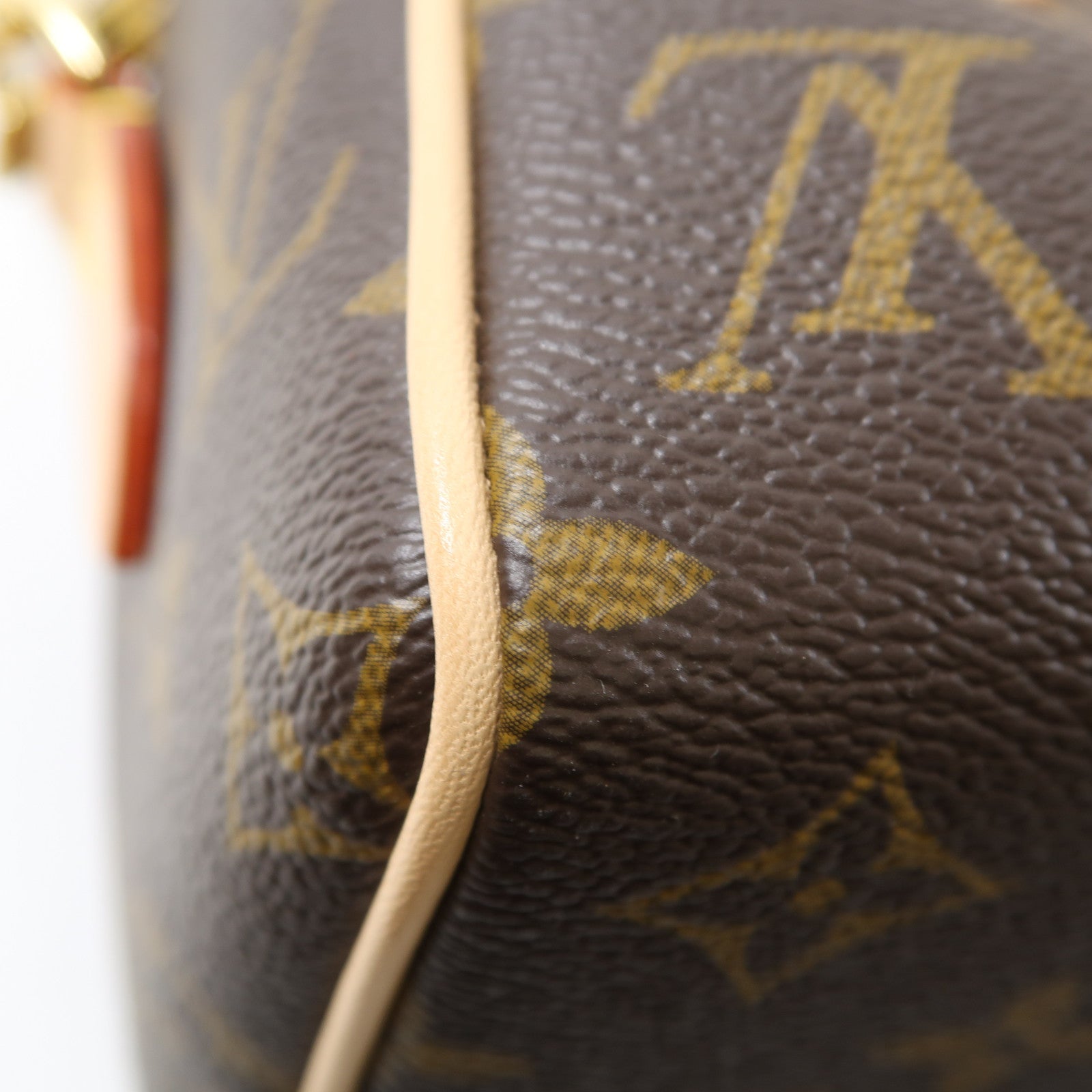 LOUIS VUITTON Monogram Speedy 20金扣手挽肩背兩用袋啡色