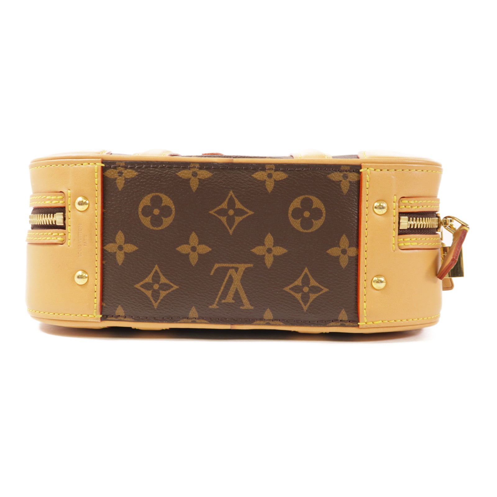 LOUIS VUITTON Monogram Valisette金扣手挽肩背兩用袋