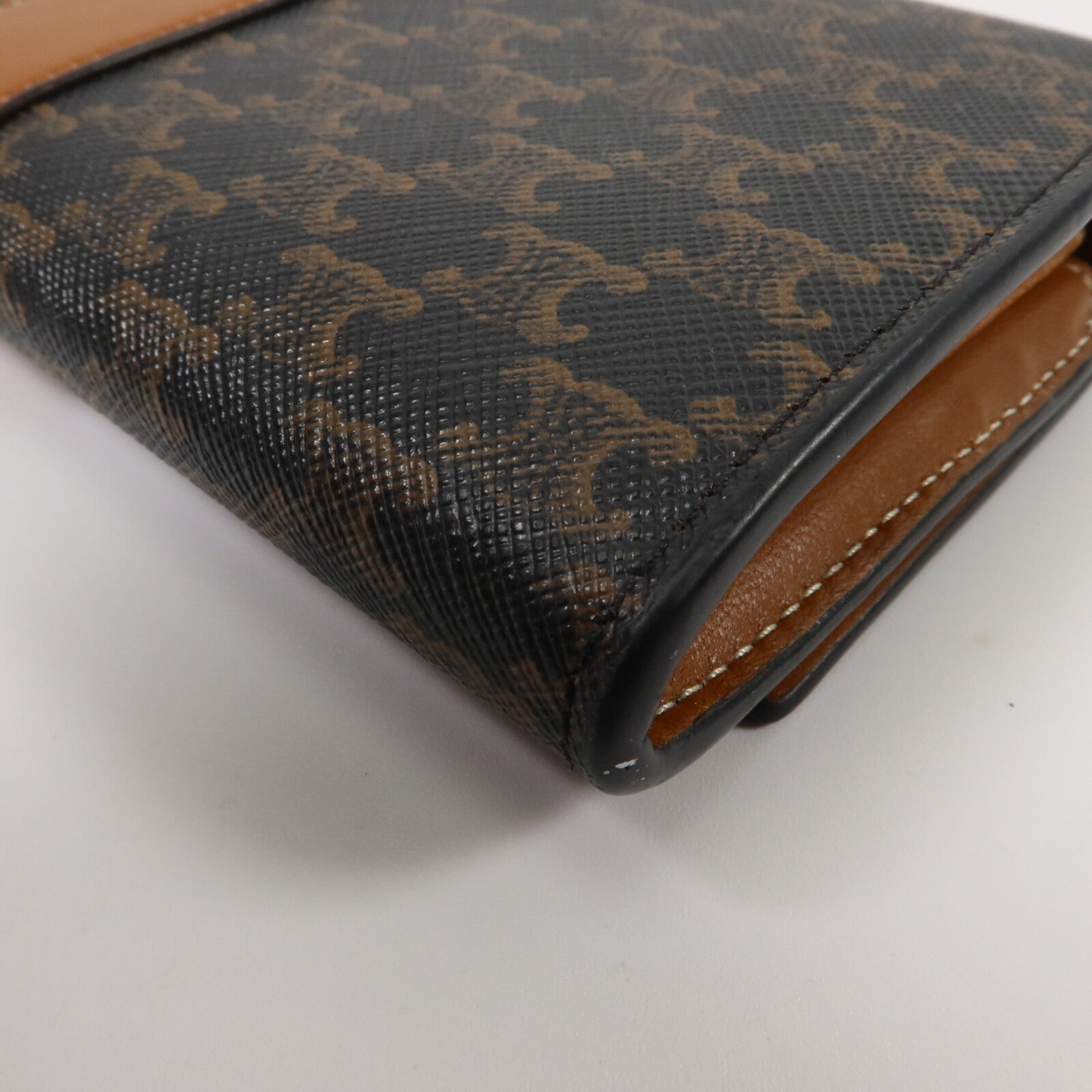 CELINE 塗層帆布Long Wallet長錢包