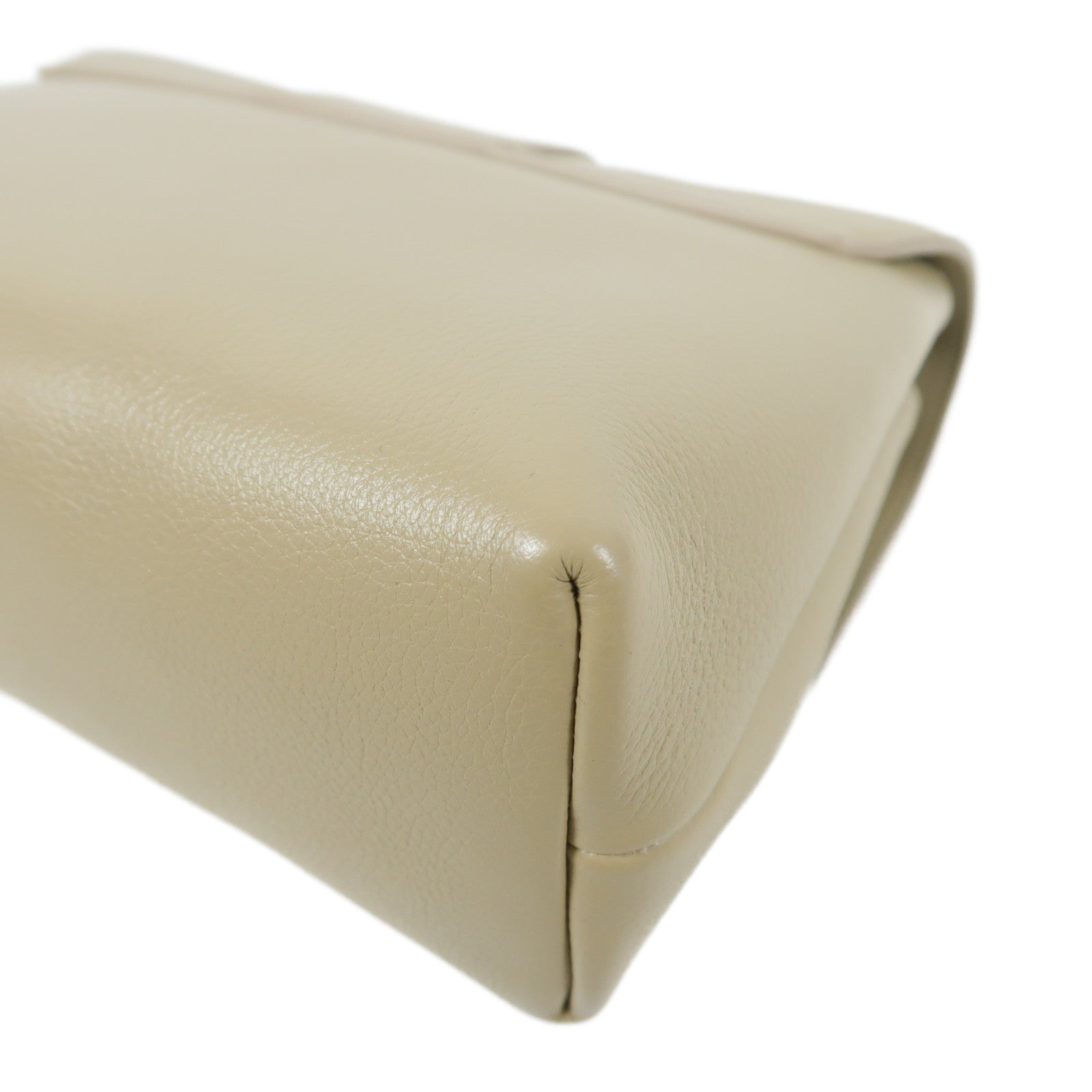 CELINE 牛皮皮革Shoulder Bag金扣鏈帶肩背袋